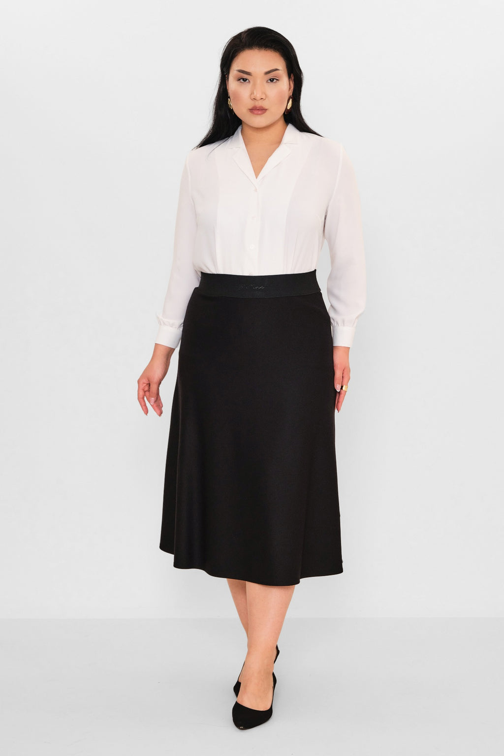 Elitline - Plus Size Skirt (ELT26Y2-24-4012) - 8690200097294