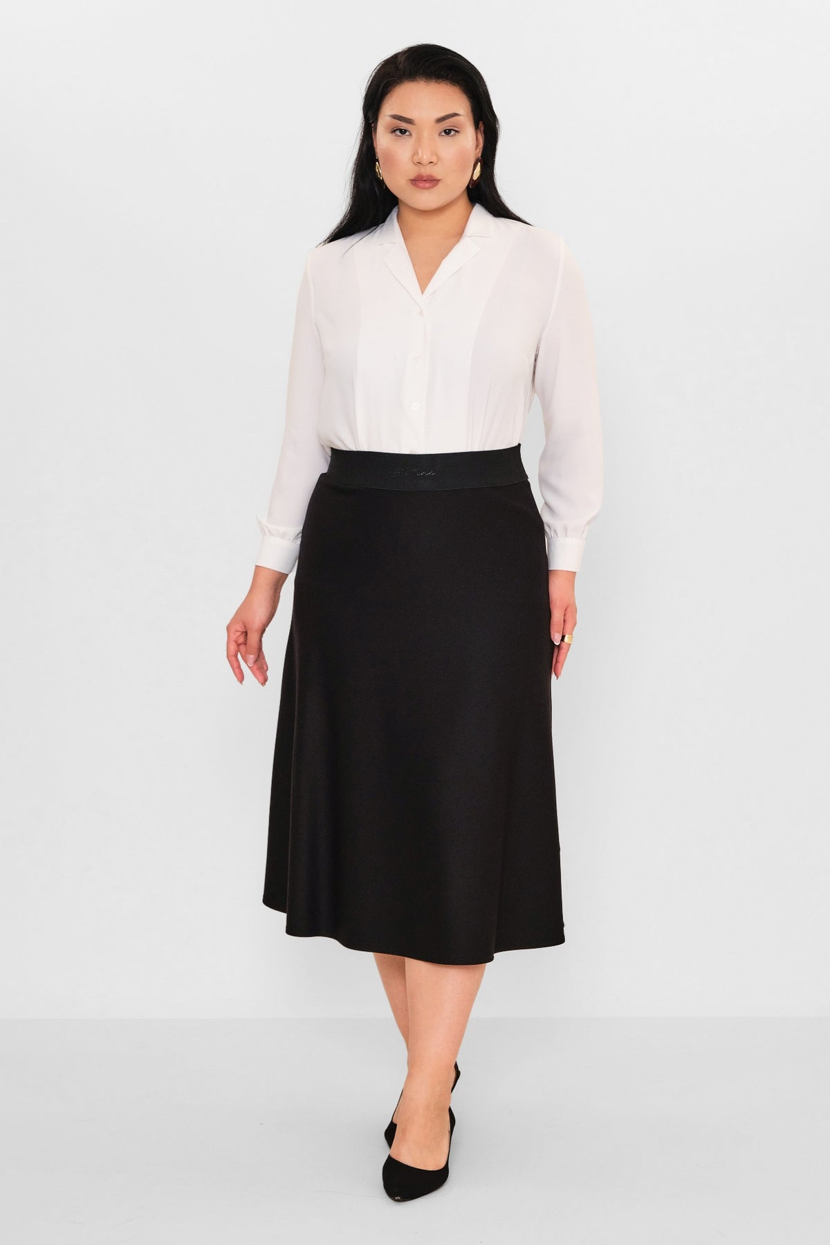 Elitline - Plus Size Skirt (ELT26Y2-24-4012) - 8690200097294