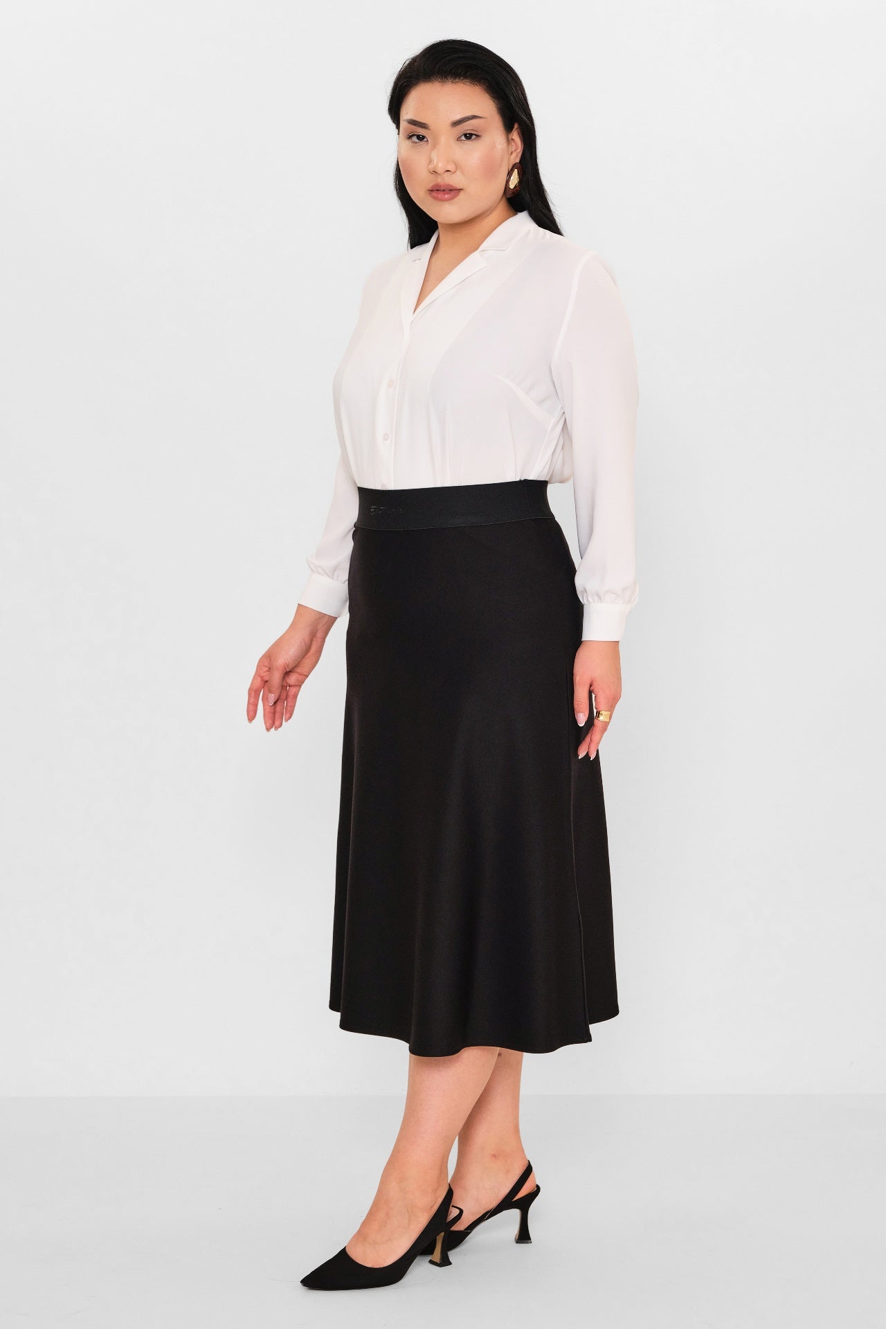 Elitline - Plus Size Skirt (ELT26Y2-24-4012) - 8690200097294