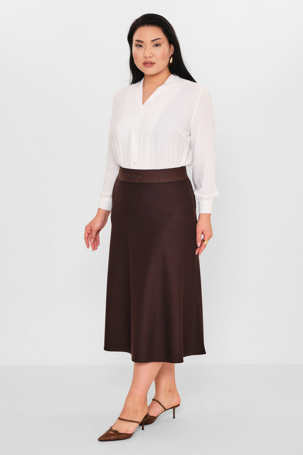 Elitline - Plus Size Skirt (ELT26Y2-24-4012) - 8690200097300