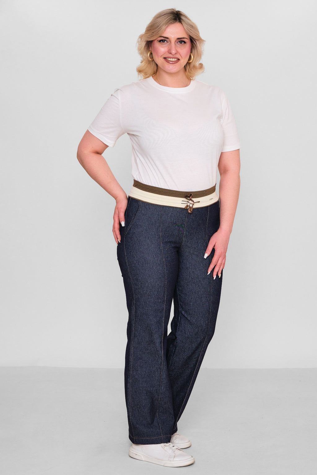 Elitline - Plus Size Trousers (ELT26Y1-34-4063)