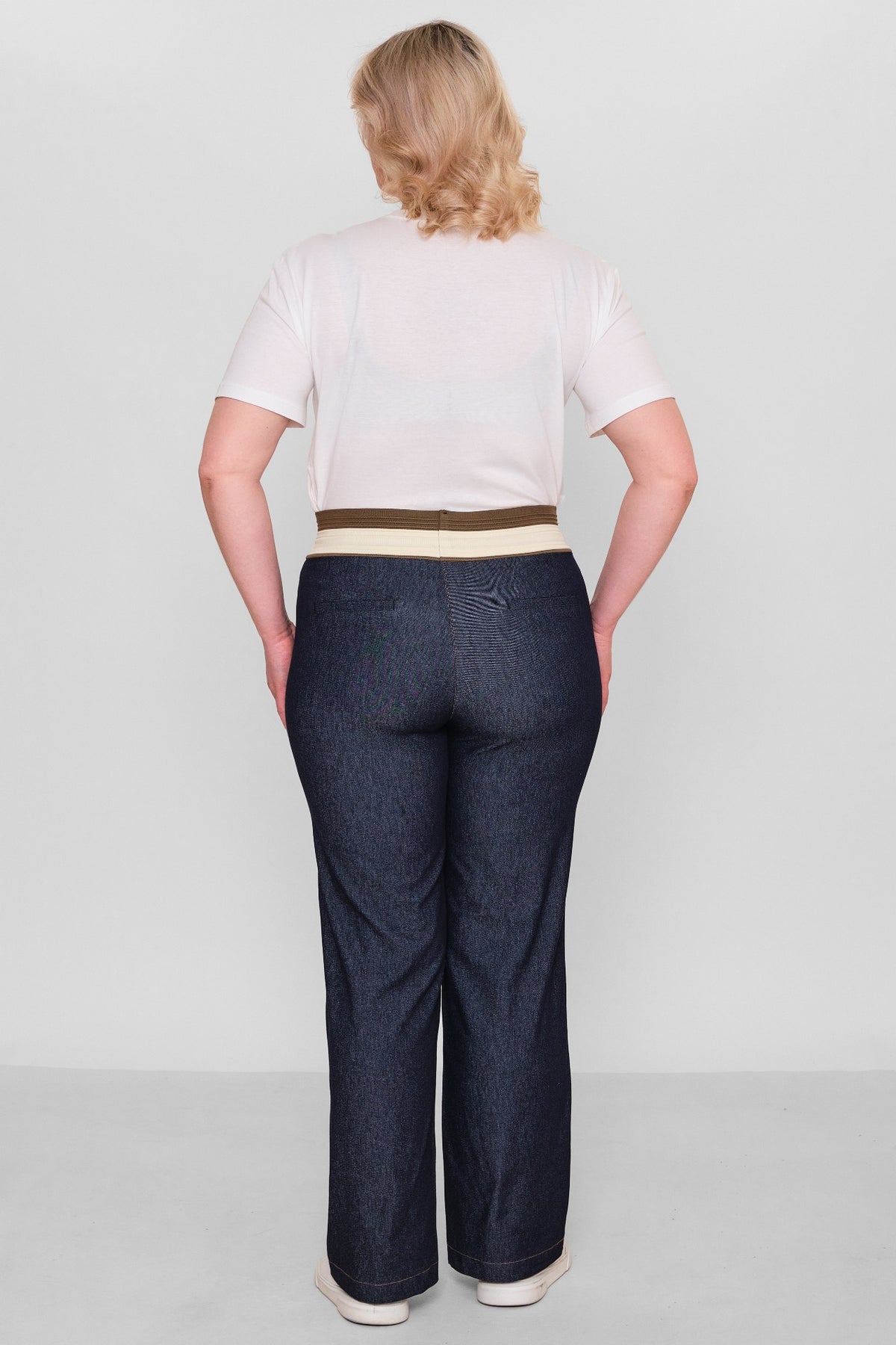 Elitline - Plus Size Trousers (ELT26Y1-34-4063)