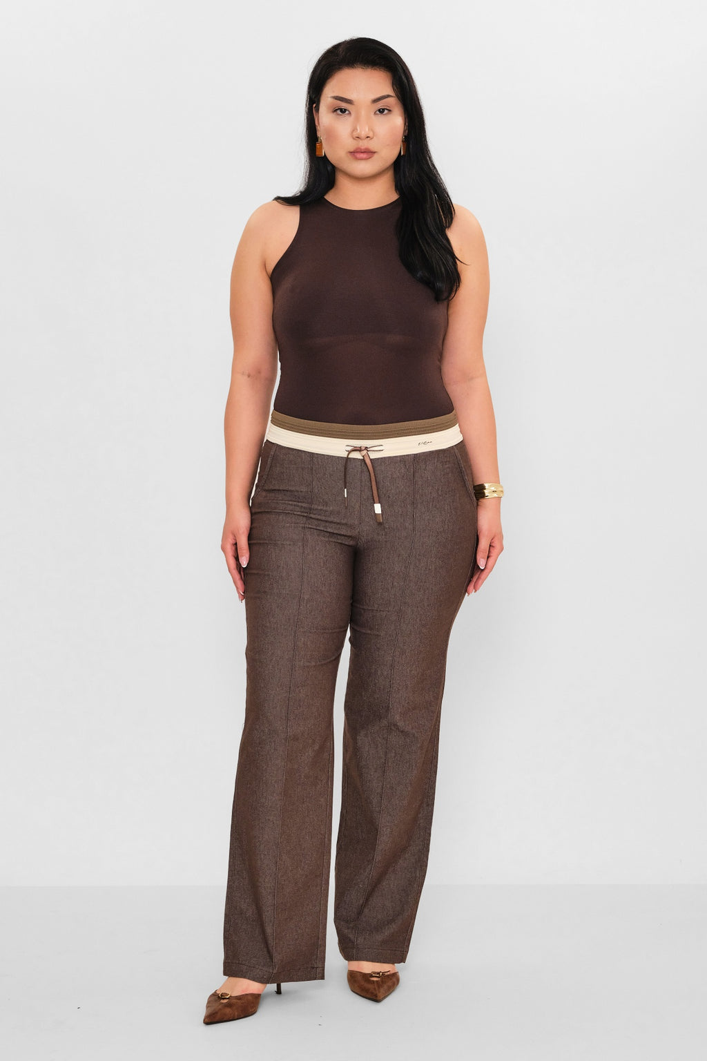 Elitline - Plus Size Trousers (ELT26Y1-34-4063) - 8690200097713