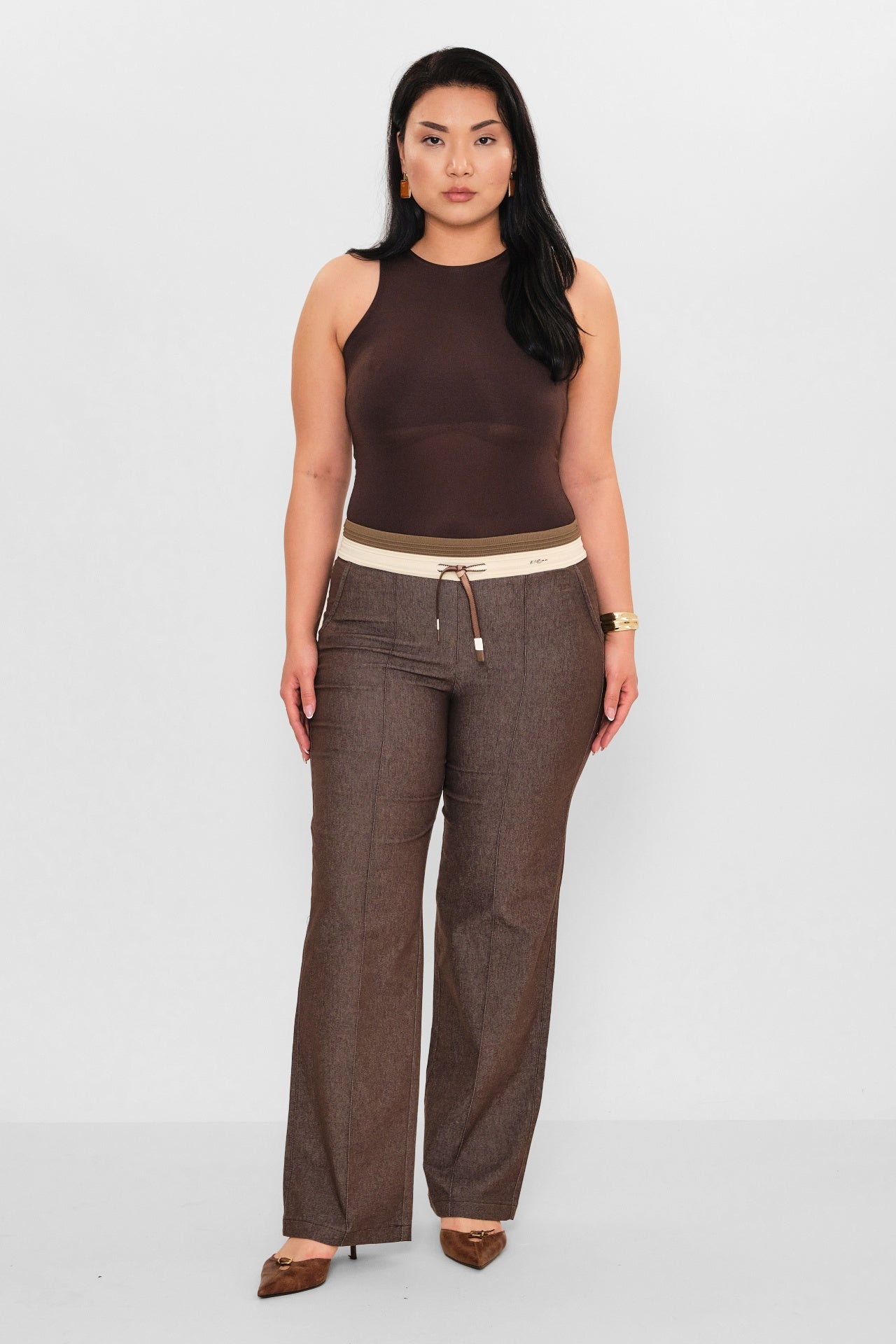 Elitline - Plus Size Trousers (ELT26Y1-34-4063) - 8690200097713