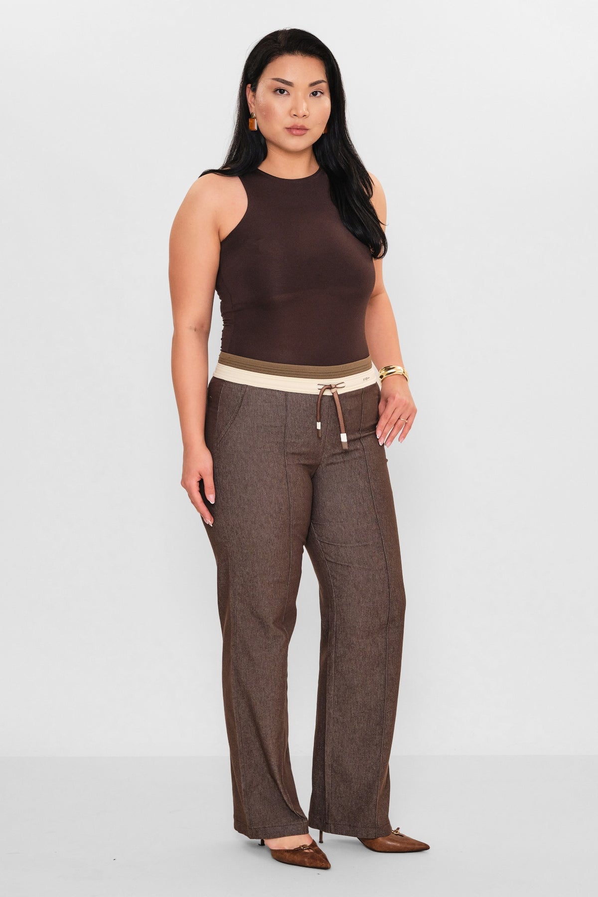 Elitline - Plus Size Trousers (ELT26Y1-34-4063) - 8690200097713
