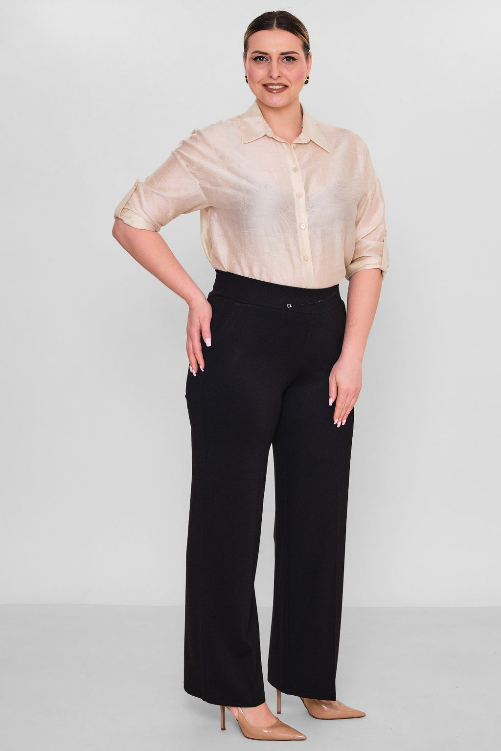 Elitline - Plus Size Trousers (ELT26Y1-24-4077) - 8690200097768