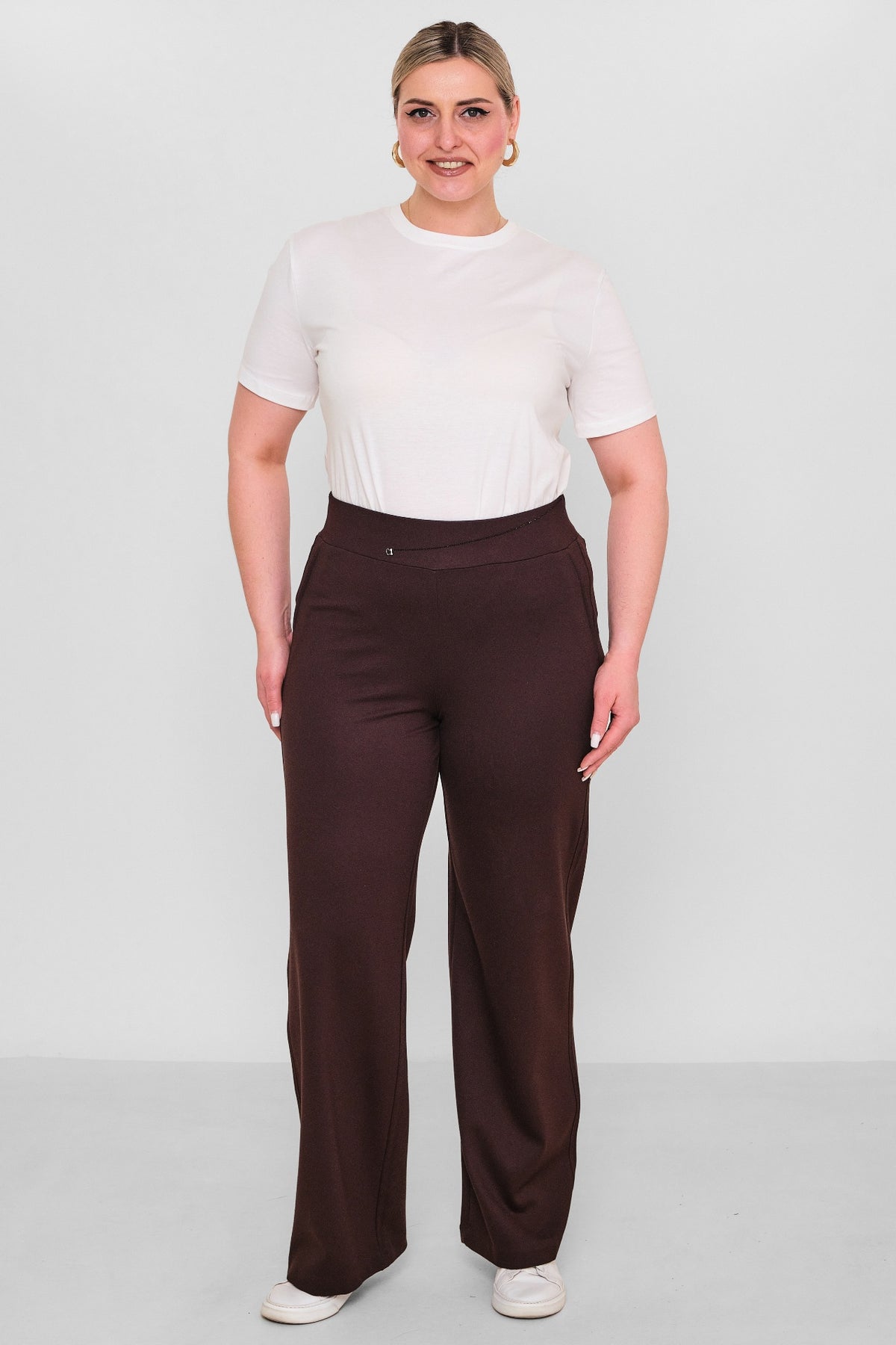 Elitline - Plus Size Trousers (ELT26Y1-24-4077) - 8690200097782