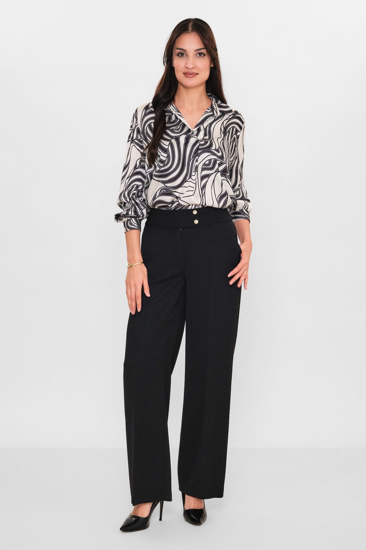 Selen - Plus Size Trousers (SLN26Y31890) - 8690200098222