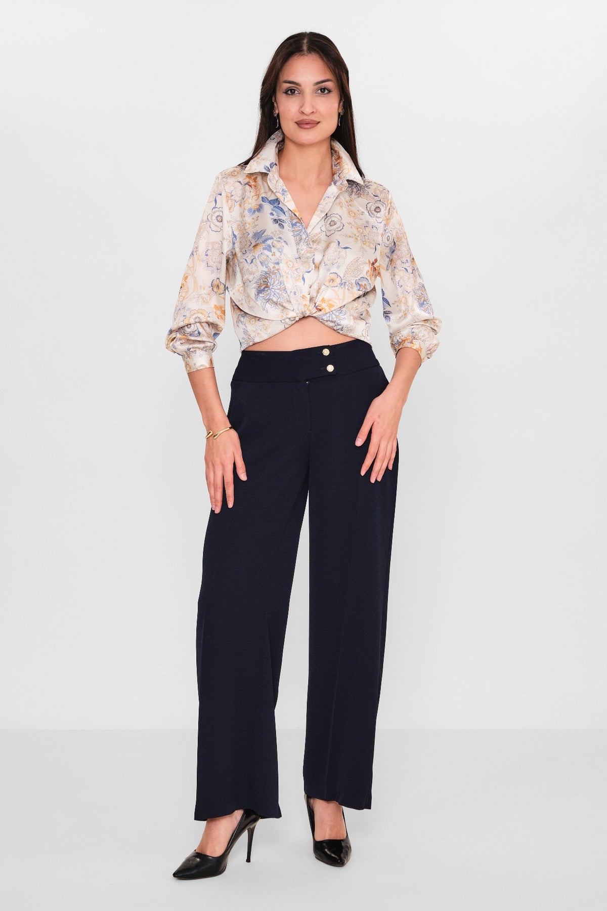Selen - Plus Size Trousers (SLN26Y31890) - 8690200098253