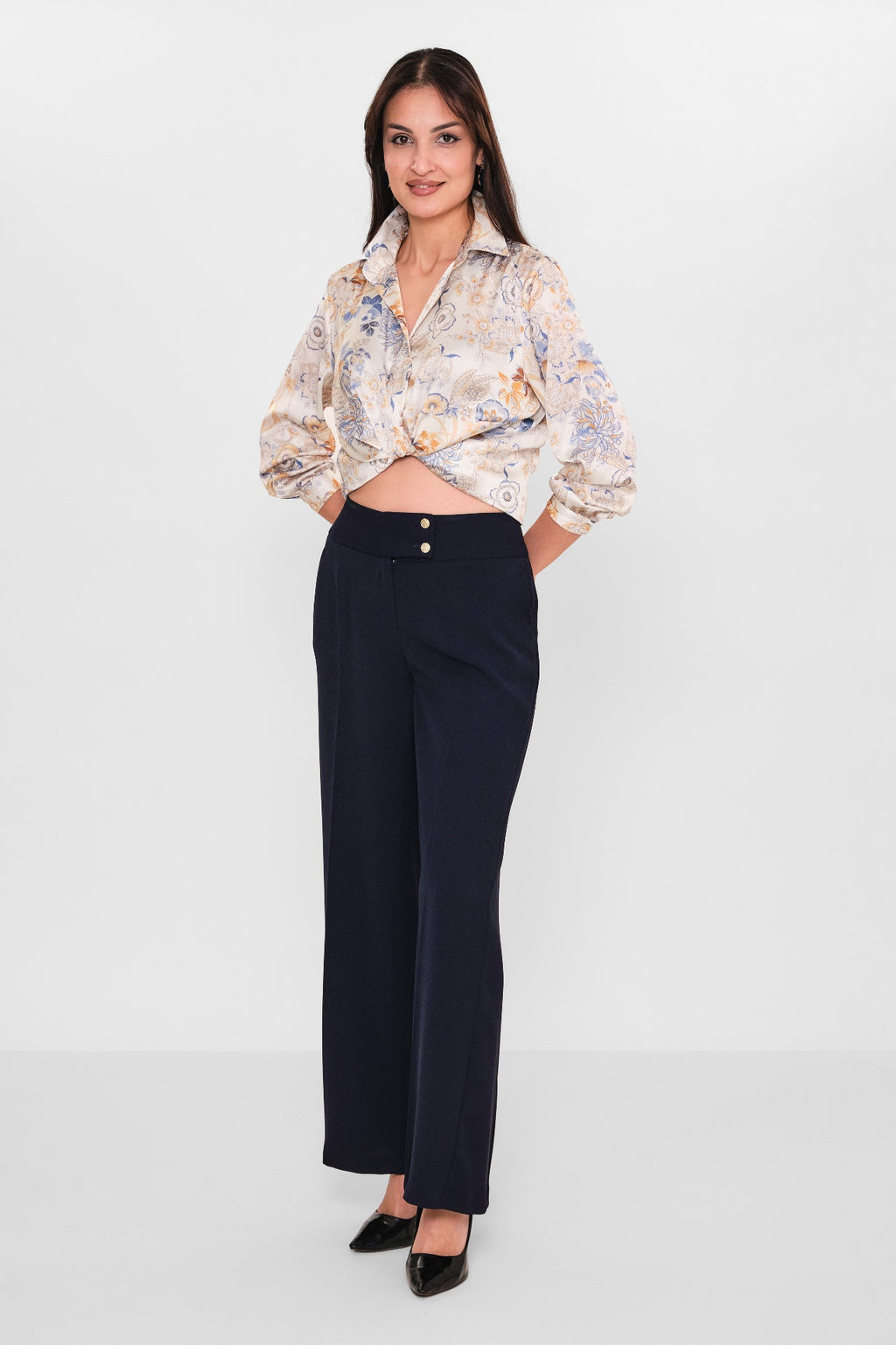 Selen - Plus Size Trousers (SLN26Y31890) - 8690200098253