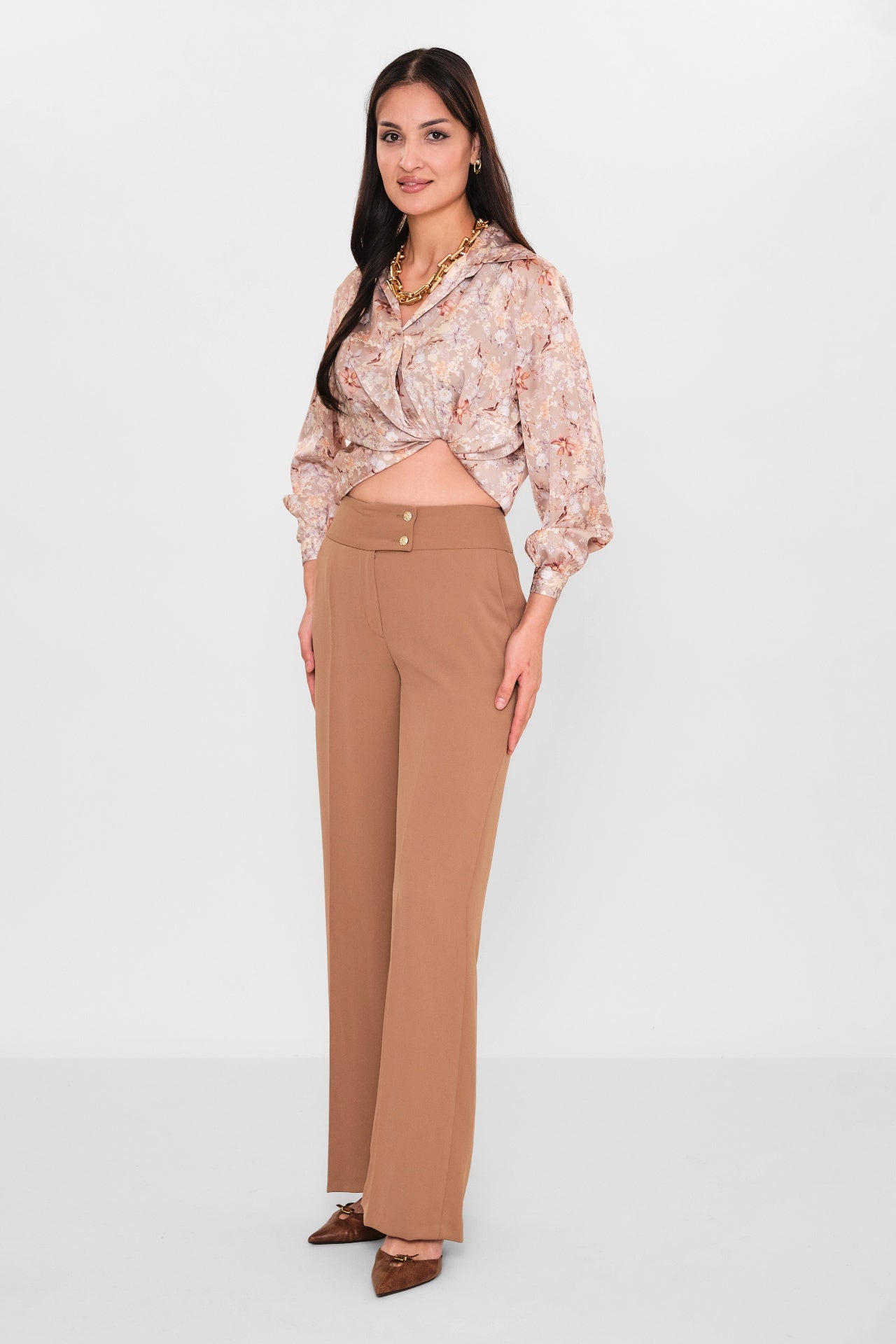 Selen - Plus Size Trousers (SLN26Y31890) - 8690200098260