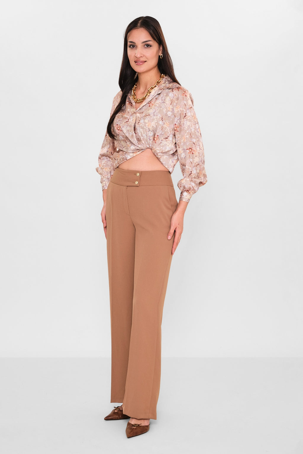 Selen - Plus Size Trousers (SLN26Y31890) - 8690200098260