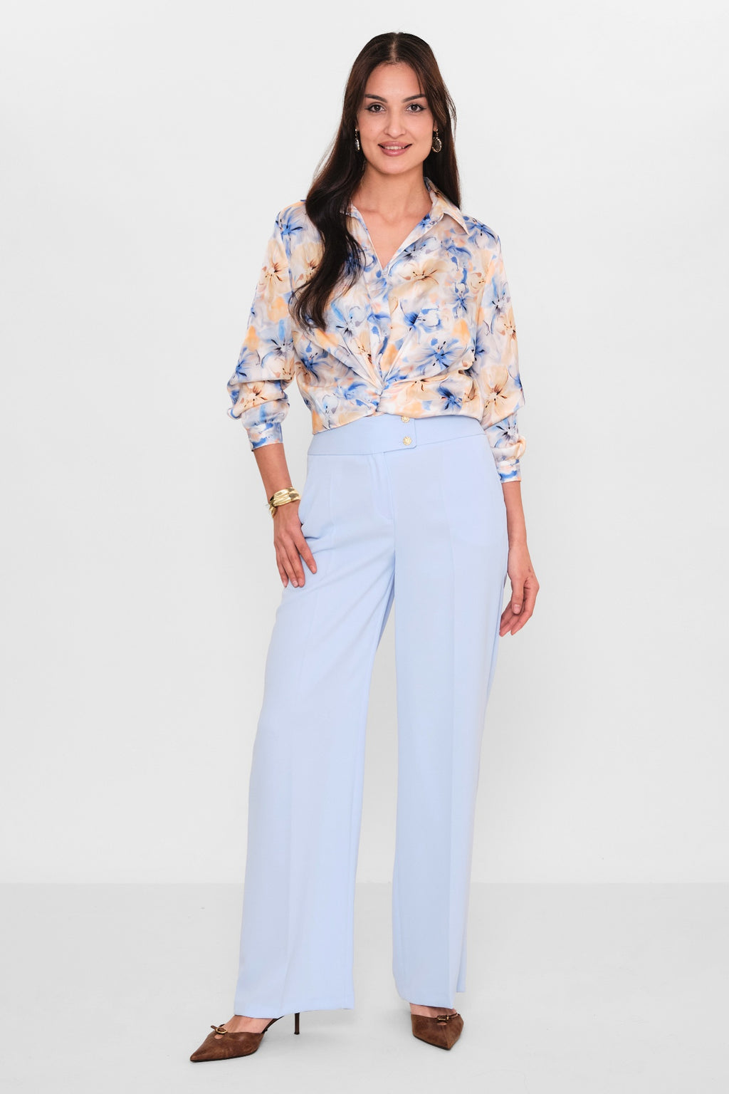 Selen - Plus Size Trousers (SLN26Y31890) - 8690200098284