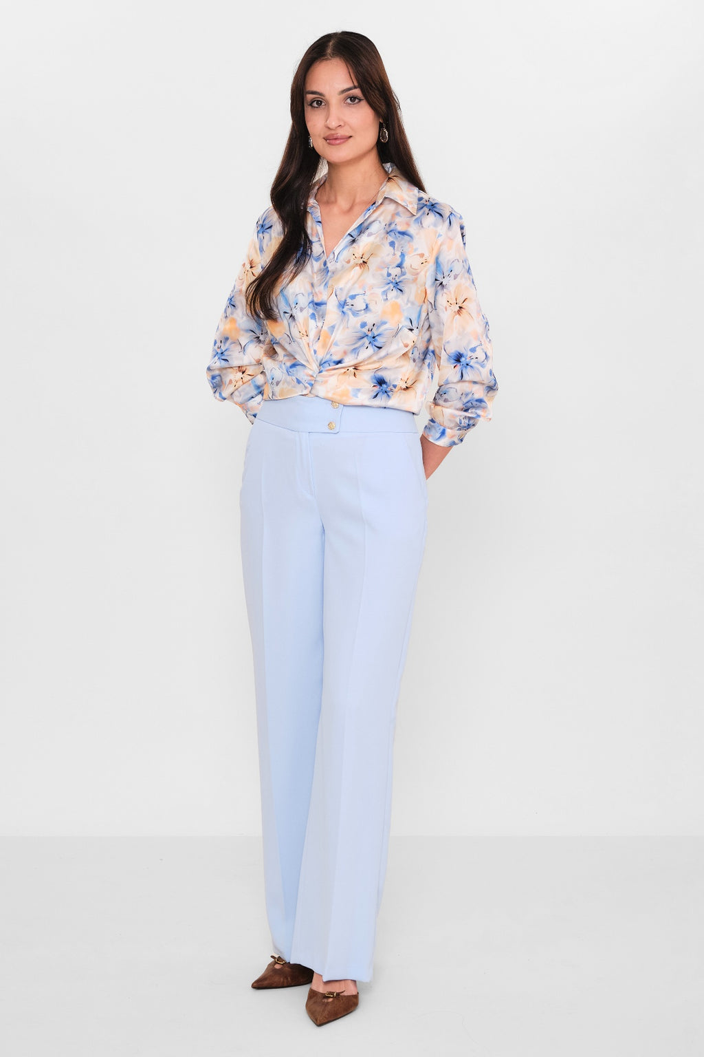 Selen - Plus Size Trousers (SLN26Y31890) - 8690200098284