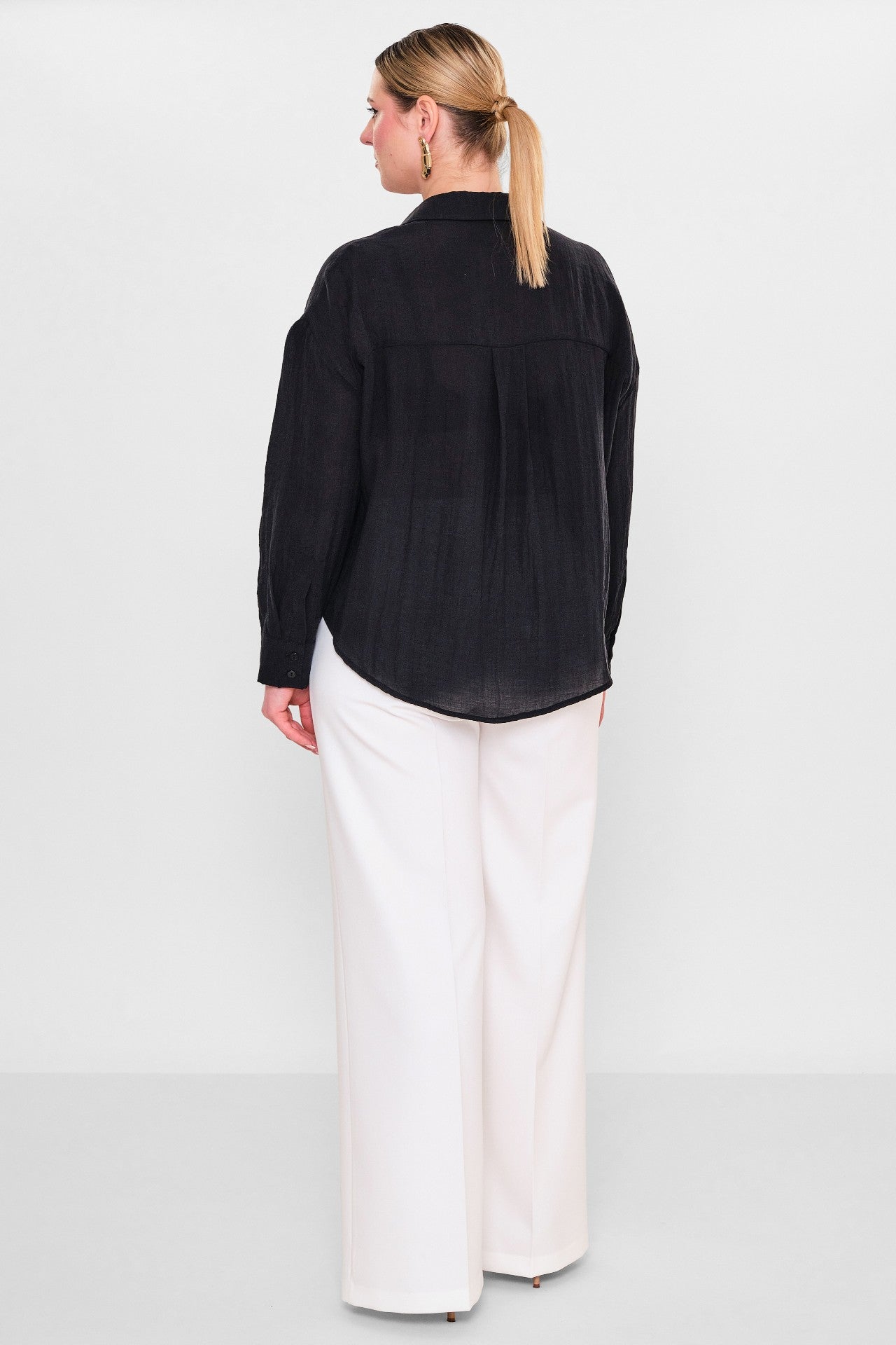Laluce - Plus Size Shirt (L2.Y26.GML.2G150) - 8690200098352