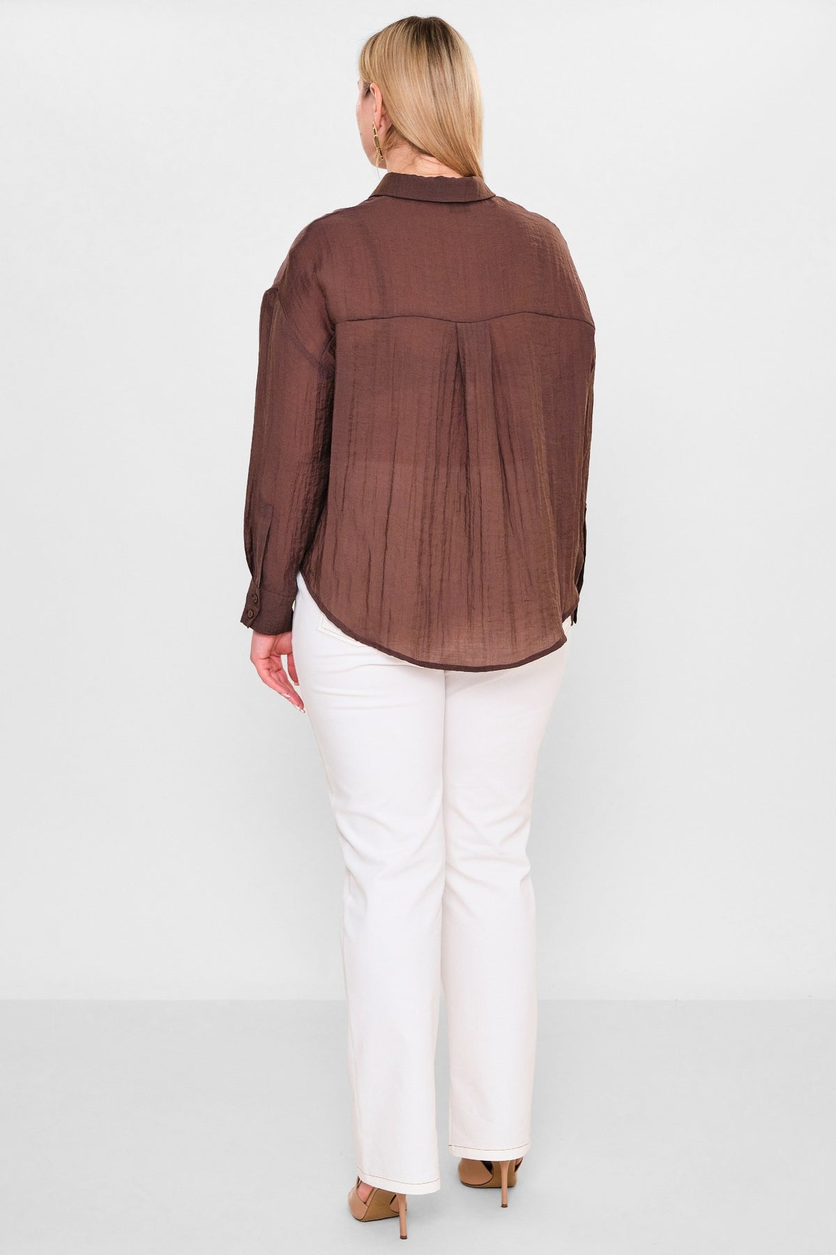 Laluce - Plus Size Shirt (L2.Y26.GML.2G150) - 8690200098376