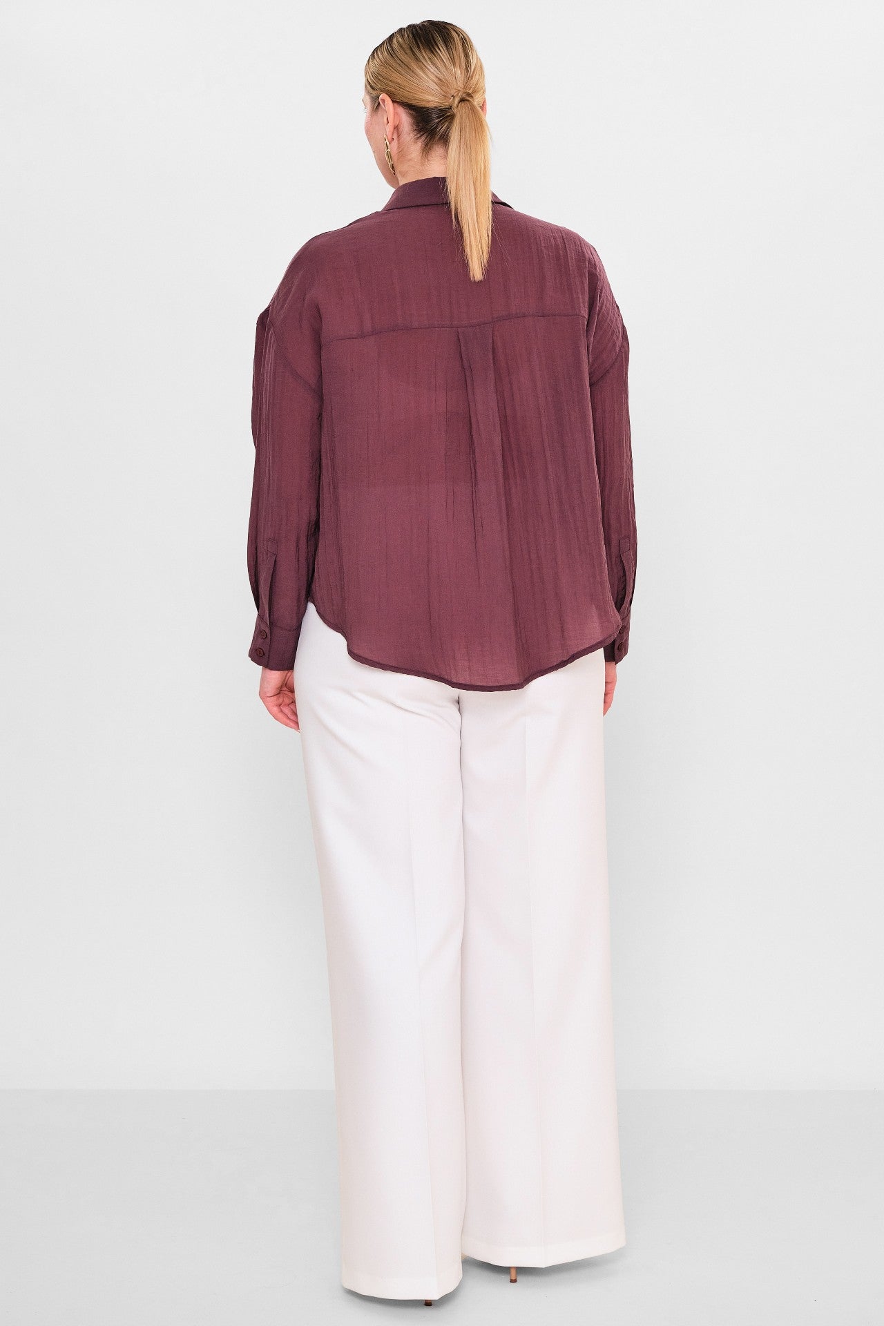 Laluce - Plus Size Shirt (L2.Y26.GML.2G150) - 8690200098390