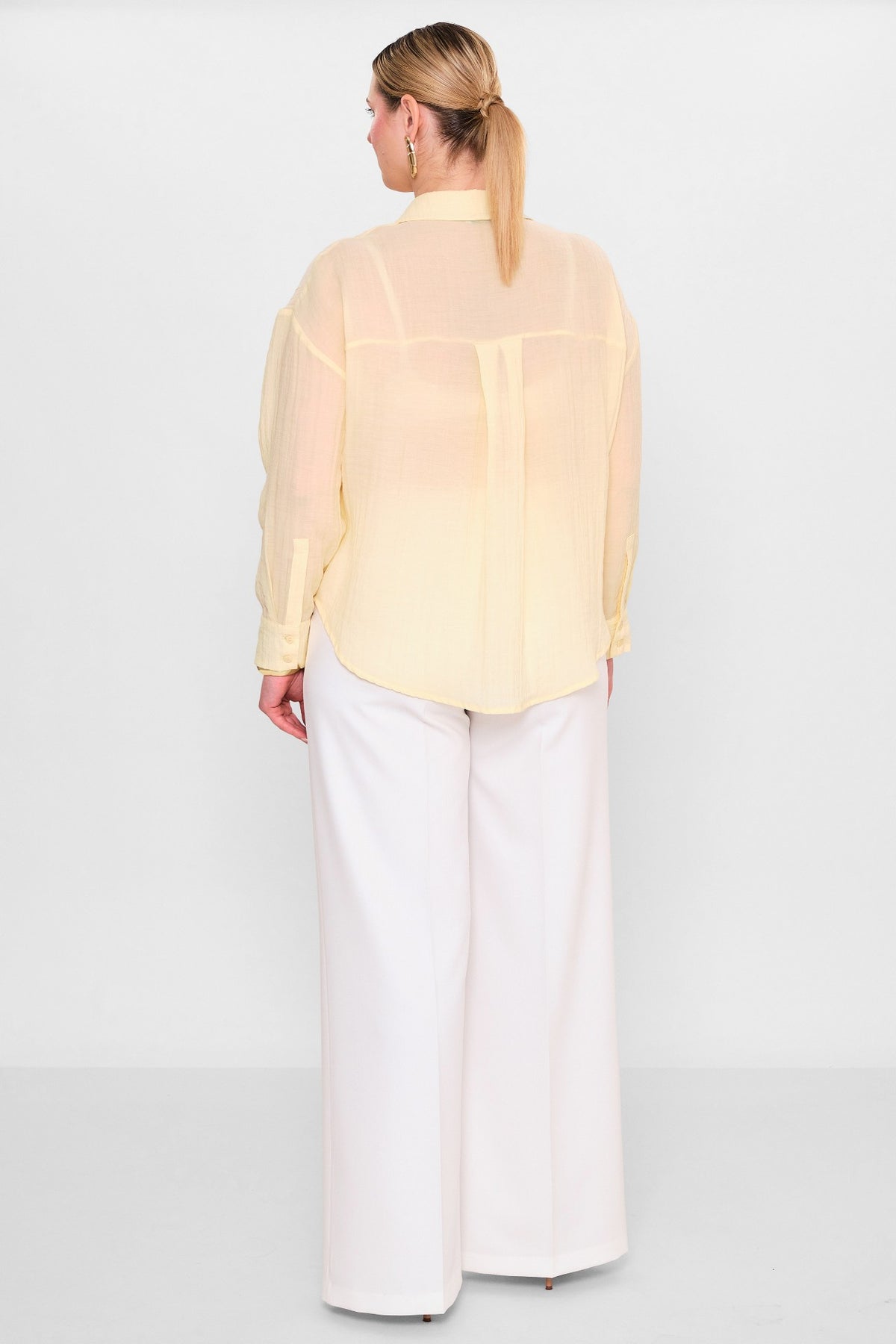 Laluce - Plus Size Shirt (L2.Y26.GML.2G150) - 8690200098406