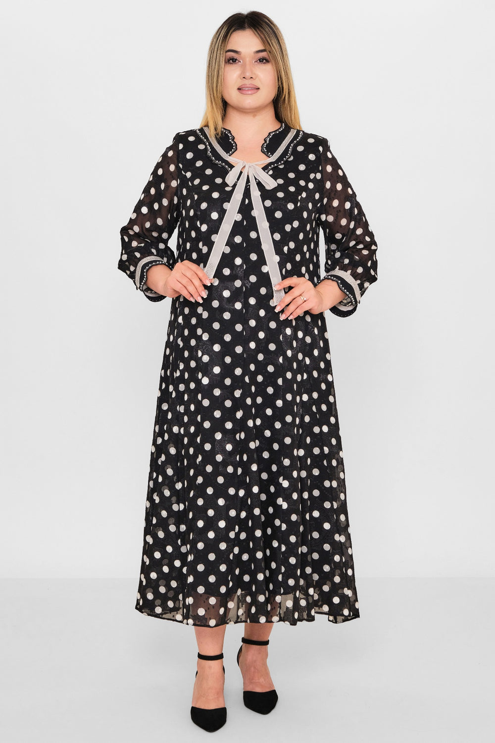 Gumanize - Plus Size Dress (GMZ2025-1138-7339) - 8690200098536