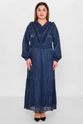 Gumanize - Plus Size Dress (GMZ2026-140-7316) - 8690200098567