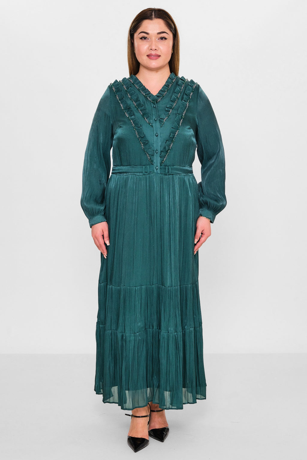 Gumanize - Plus Size Dress (GMZ2026-140-7316) - 8690200098581