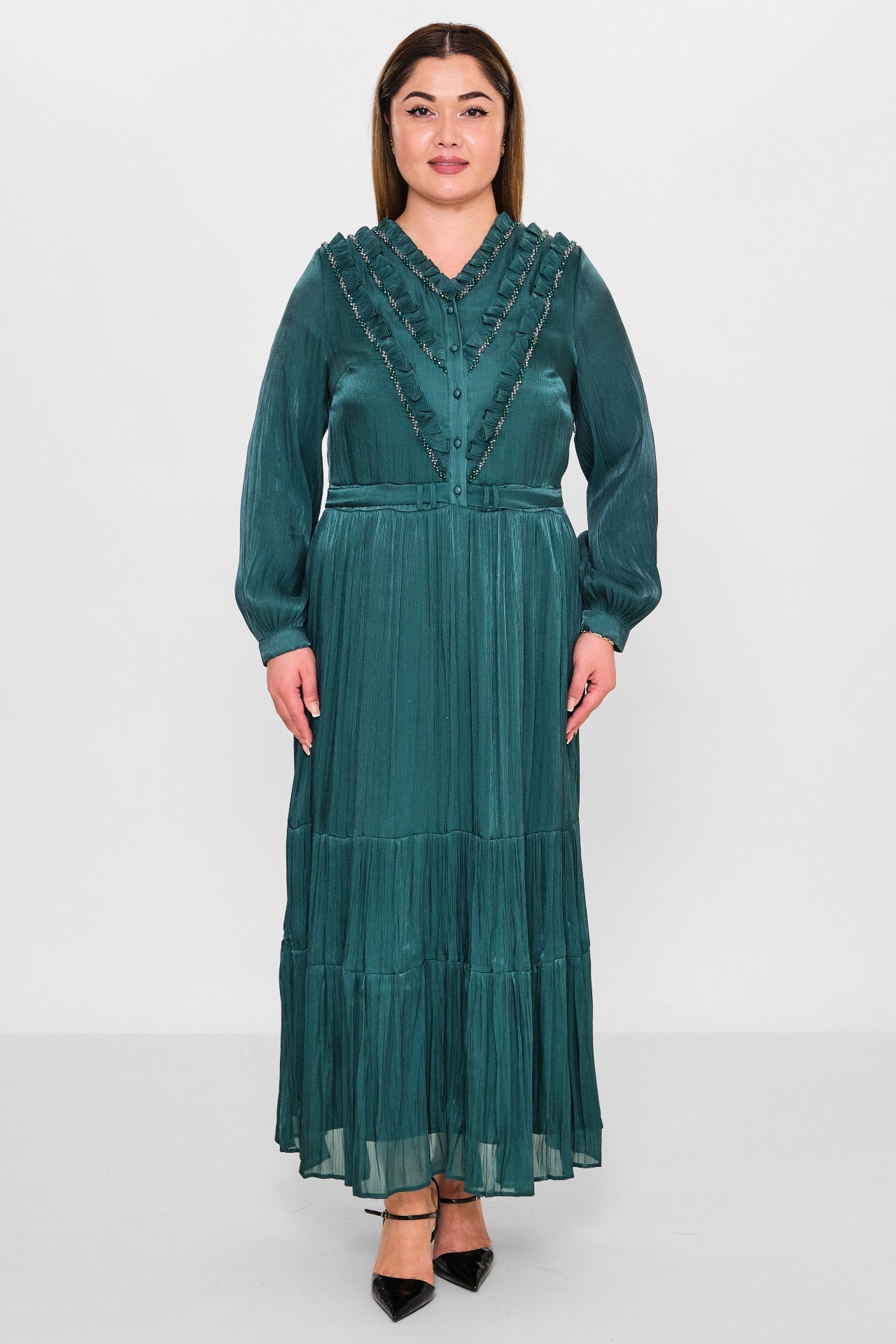 Gumanize - Plus Size Dress (GMZ2026-140-7316) - 8690200098581
