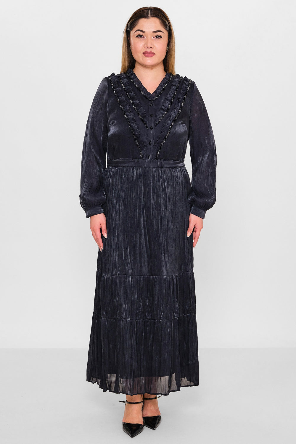 Gumanize - Plus Size Dress (GMZ2026-140-7316) - 8690200098598