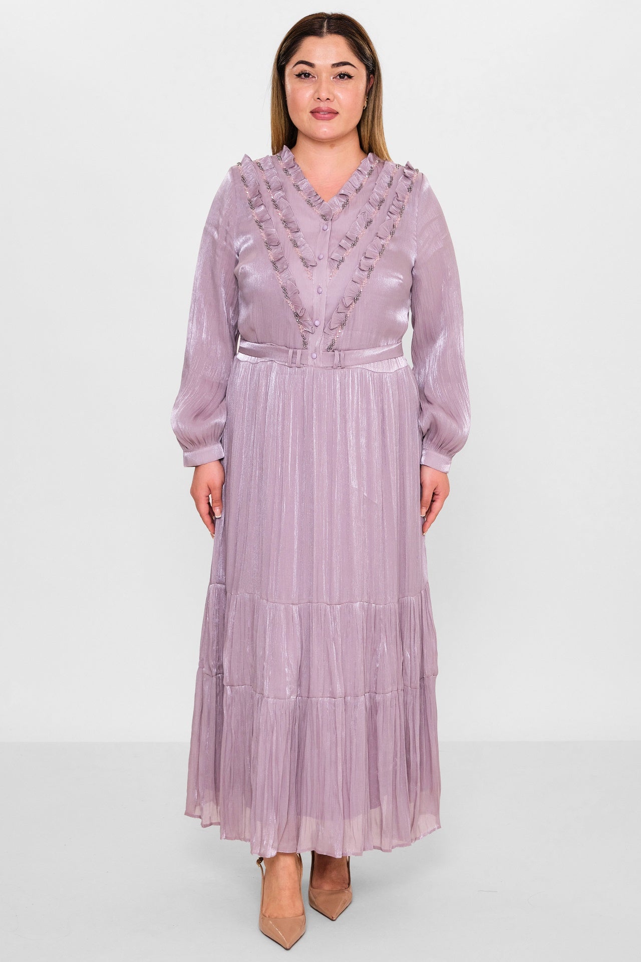 Gumanize - Plus Size Dress (GMZ2026-140-7316) - 8690200098604