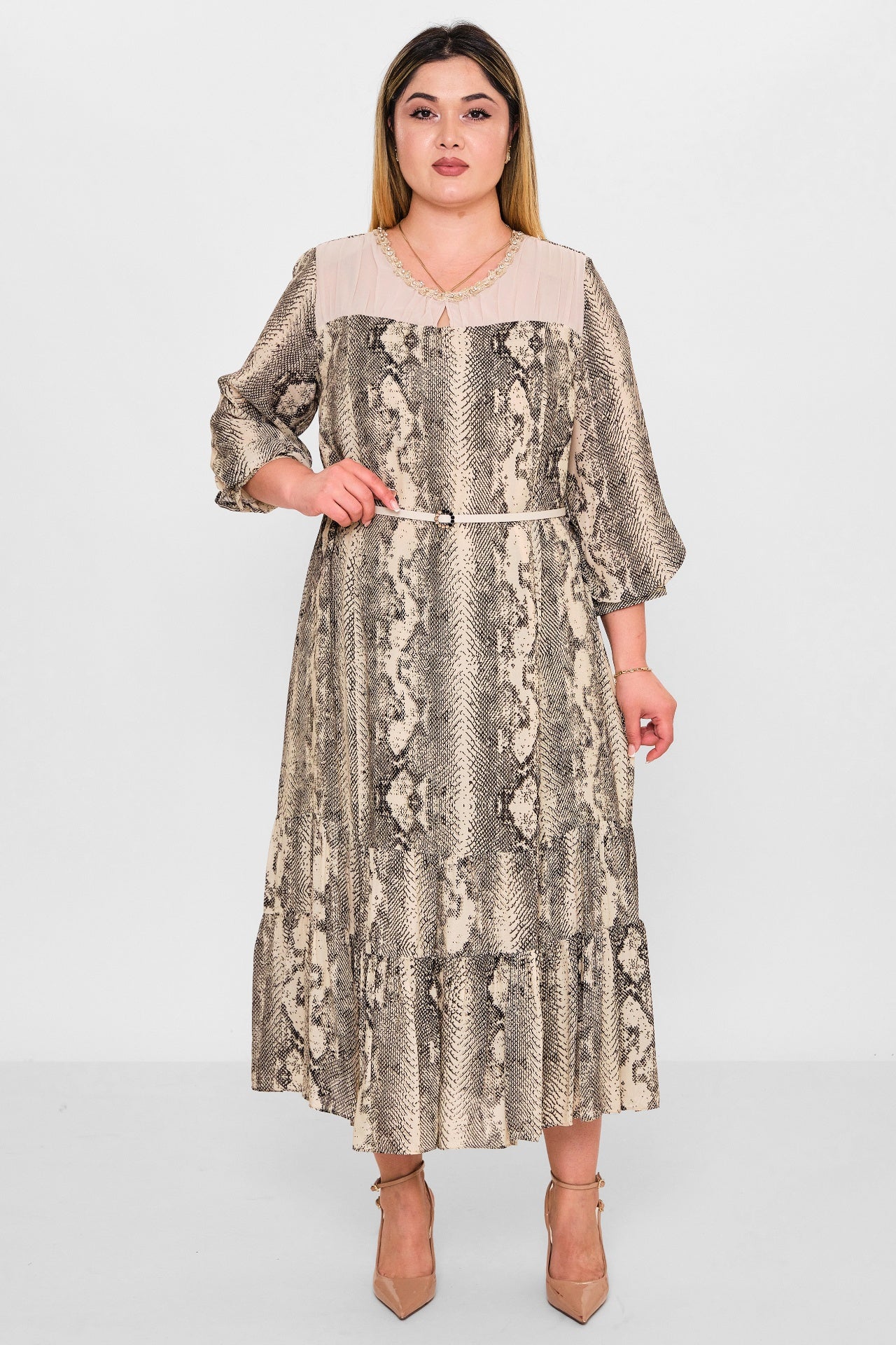 Gumanize - Plus Size Dress (GMZ2026-25-7935) - 8690200098628