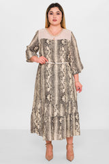 Gumanize - Plus Size Dress (GMZ2026-25-7935) - 8690200098628