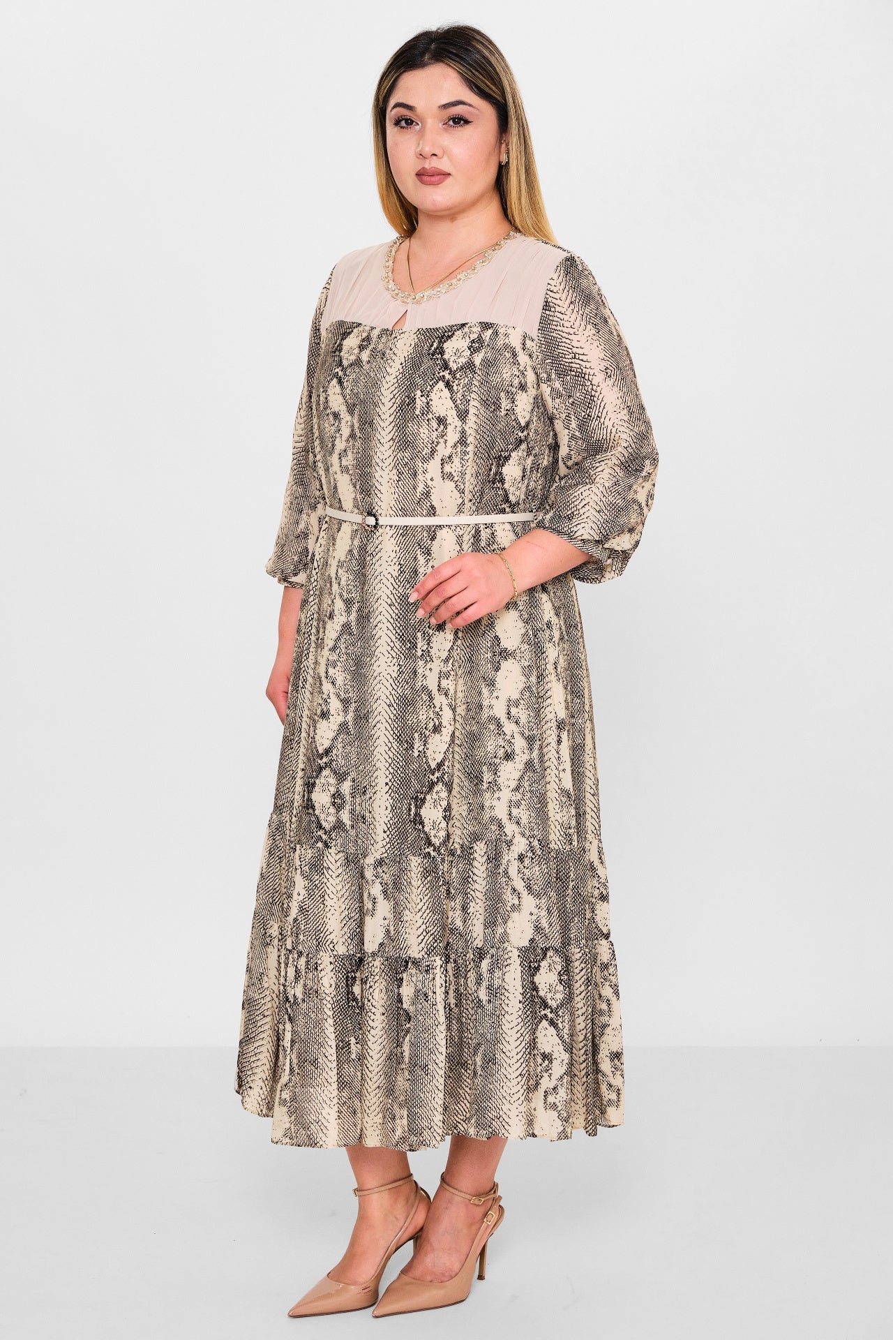 Gumanize - Plus Size Dress (GMZ2026-25-7935) - 8690200098628