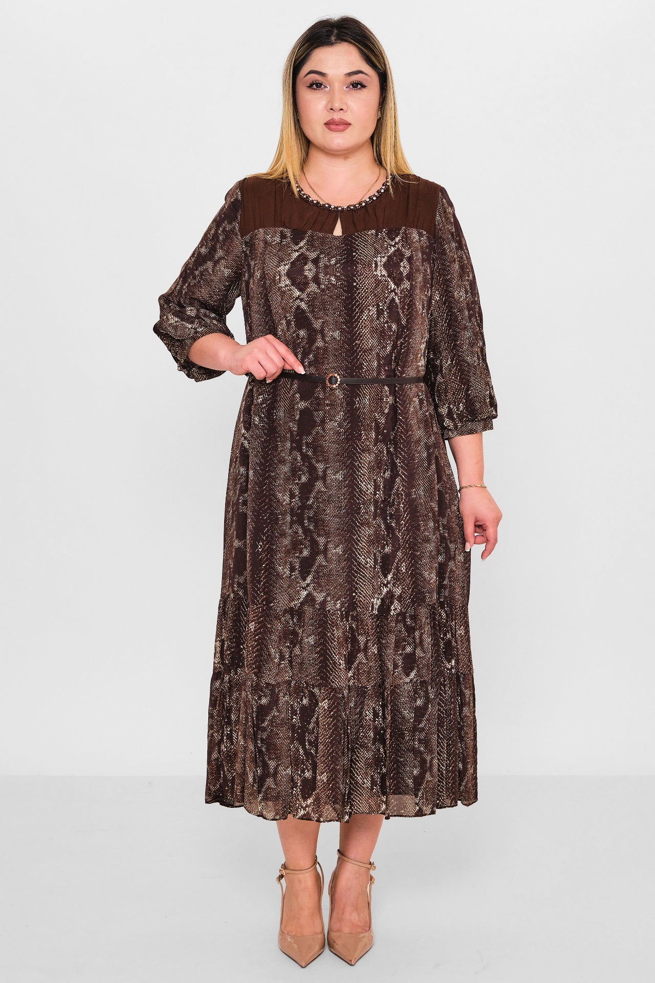 Gumanize - Plus Size Dress (GMZ2026-25-7935) - 8690200098635