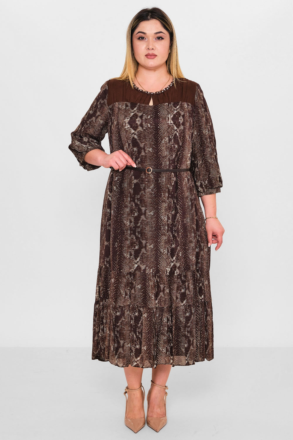 Gumanize - Plus Size Dress (GMZ2026-25-7935) - 8690200098635