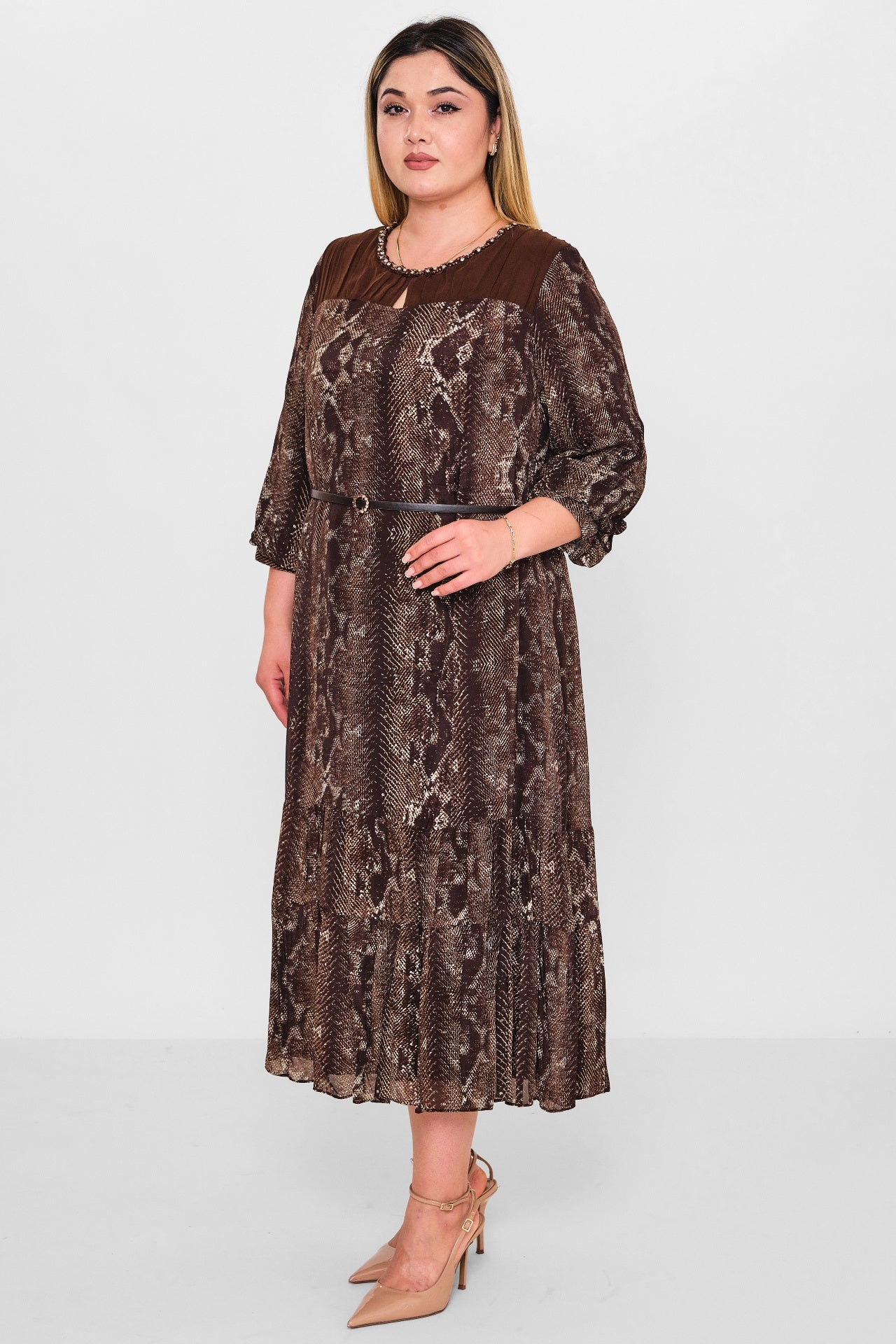 Gumanize - Plus Size Dress (GMZ2026-25-7935) - 8690200098635