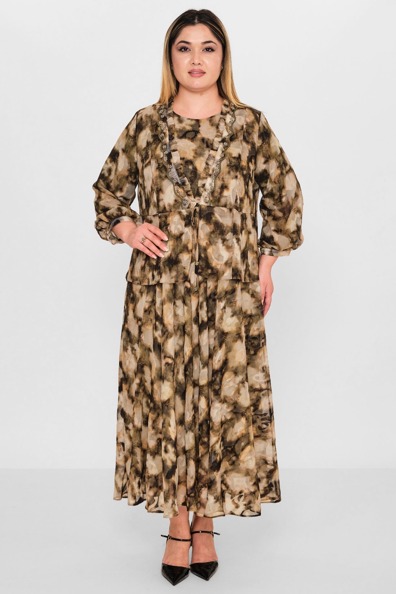 Gumanize - Plus Size Dress (GMZ2026-410-8000) - 8690200098642