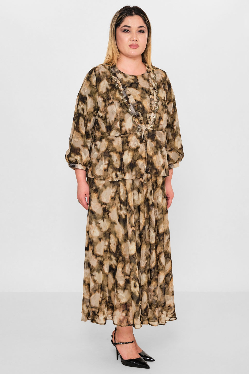 Gumanize - Plus Size Dress (GMZ2026-410-8000) - 8690200098642