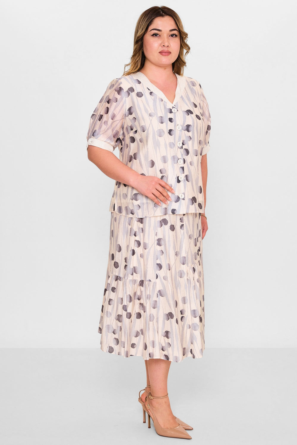 Gumanize - Plus Size Suit (GMZTK309-7652) - 8690200098666