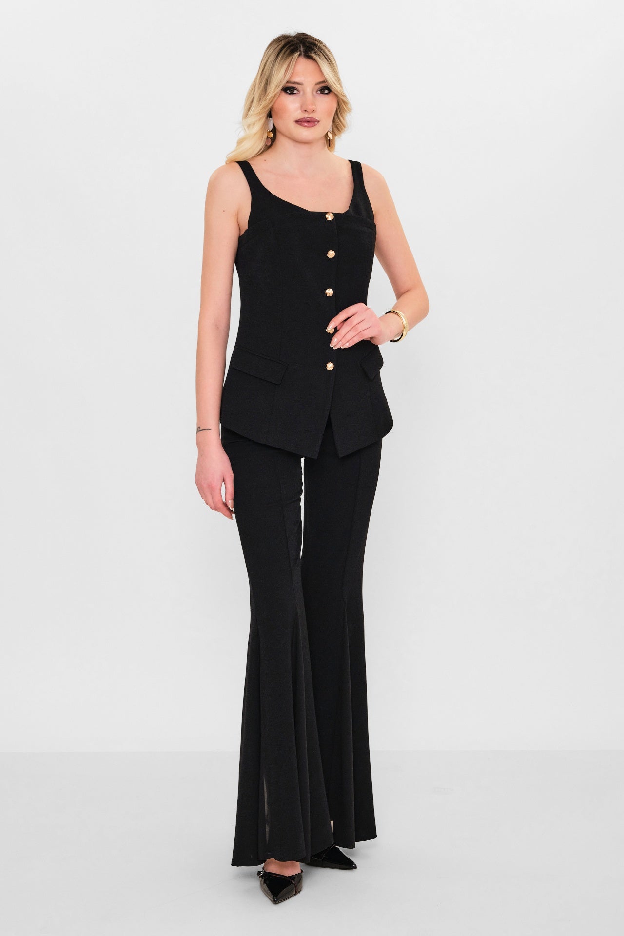 Fever - Plus Size Waistcoat (FVR26Y15018) - 8690200098727