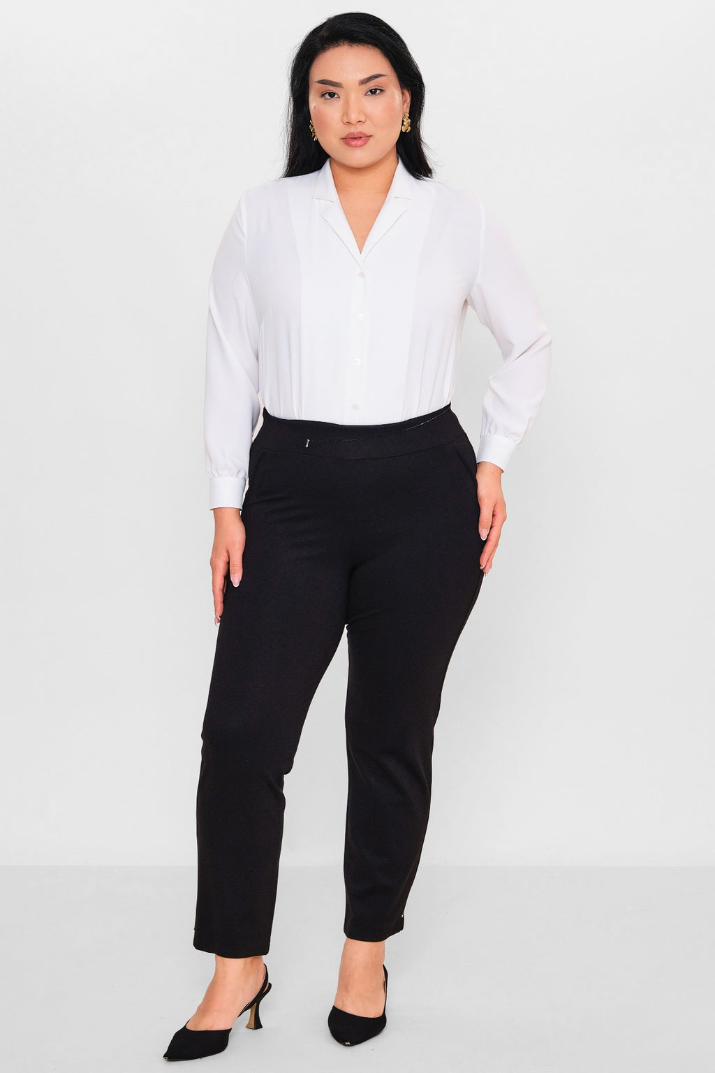 Elitline - Plus Size Trousers (ELT26Y1-24-4060) - 8690200099465