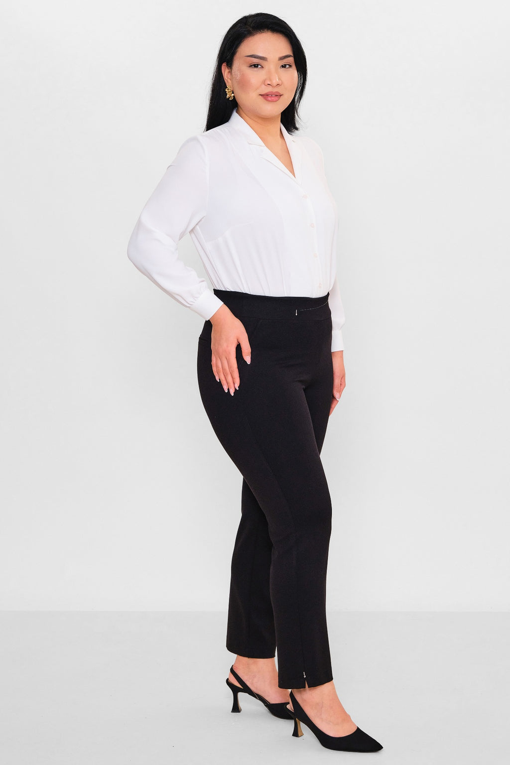 Elitline - Plus Size Trousers (ELT26Y1-24-4060) - 8690200099465