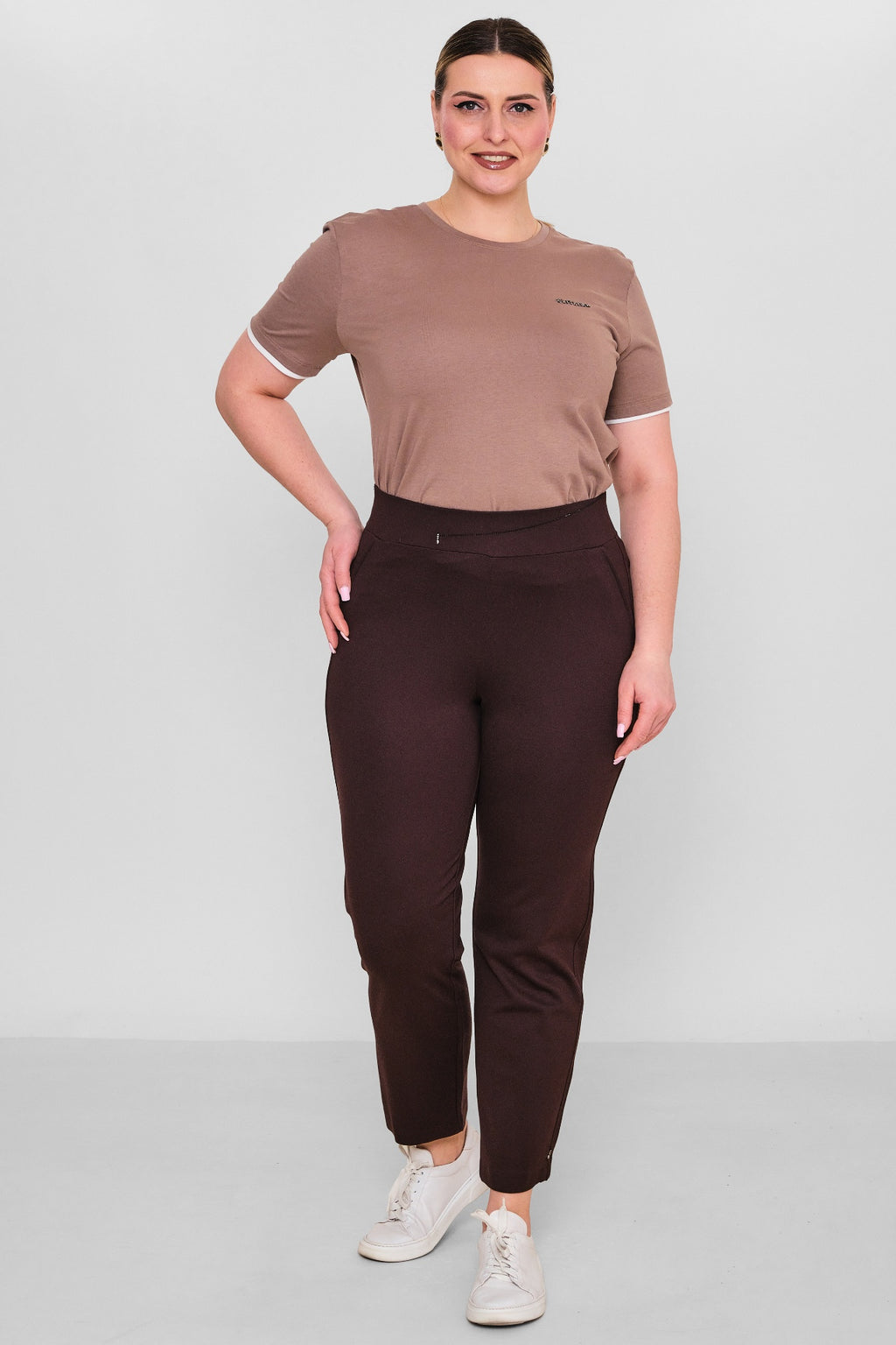 Elitline - Plus Size Trousers (ELT26Y1-24-4060) - 8690200099472