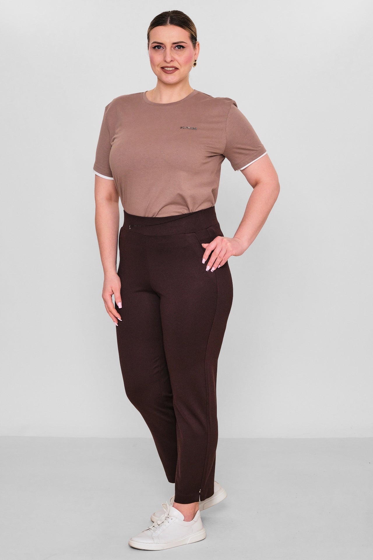 Elitline - Plus Size Trousers (ELT26Y1-24-4060) - 8690200099472