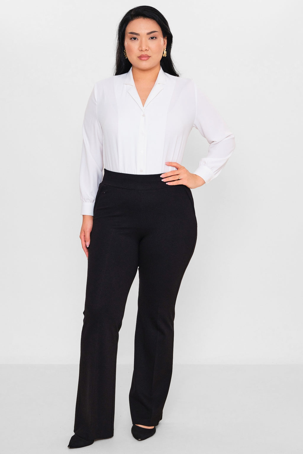 Elitline - Plus Size Trousers (ELT26Y1-24-4066) - 8690200099700