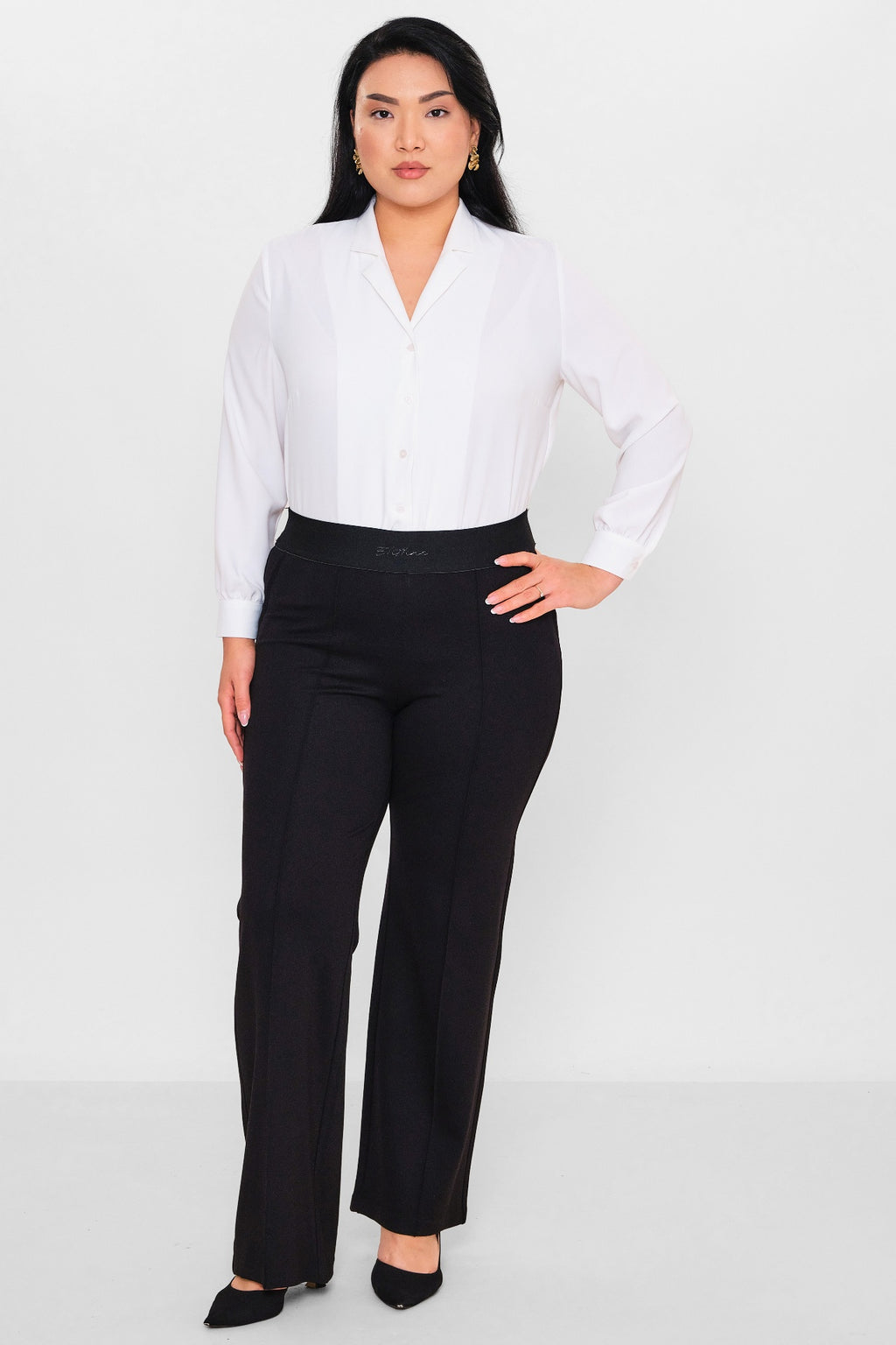 Elitline - Plus Size Trousers (ELT26Y1-24-4073) - 8690200099717