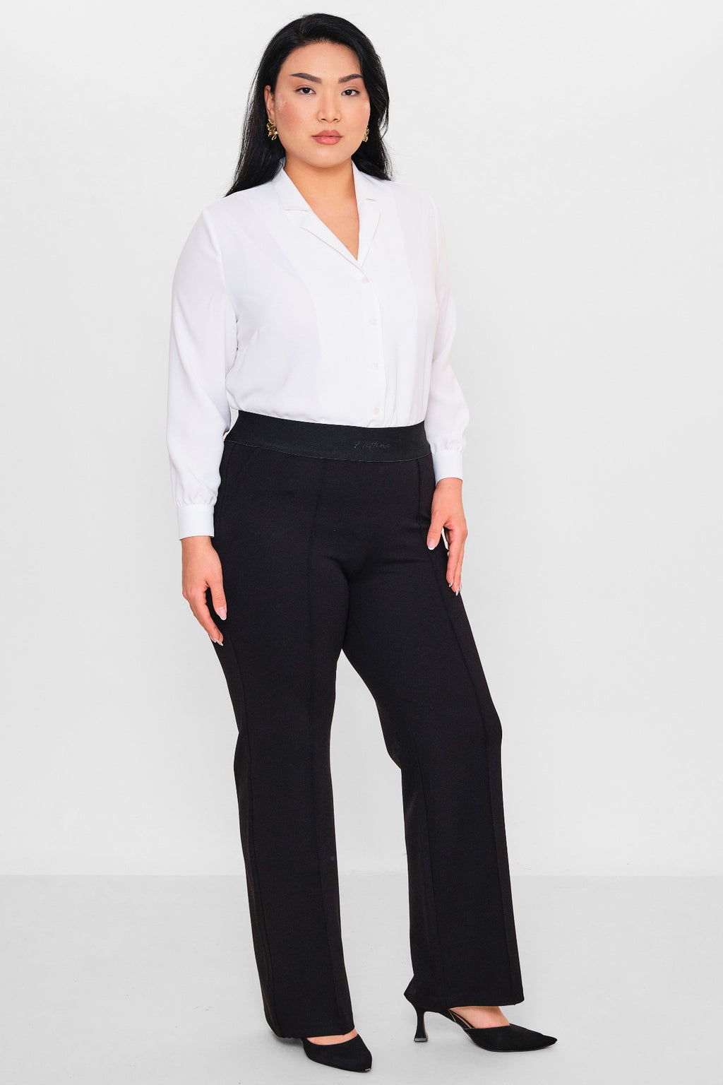 Elitline - Plus Size Trousers (ELT26Y1-24-4073) - 8690200099717