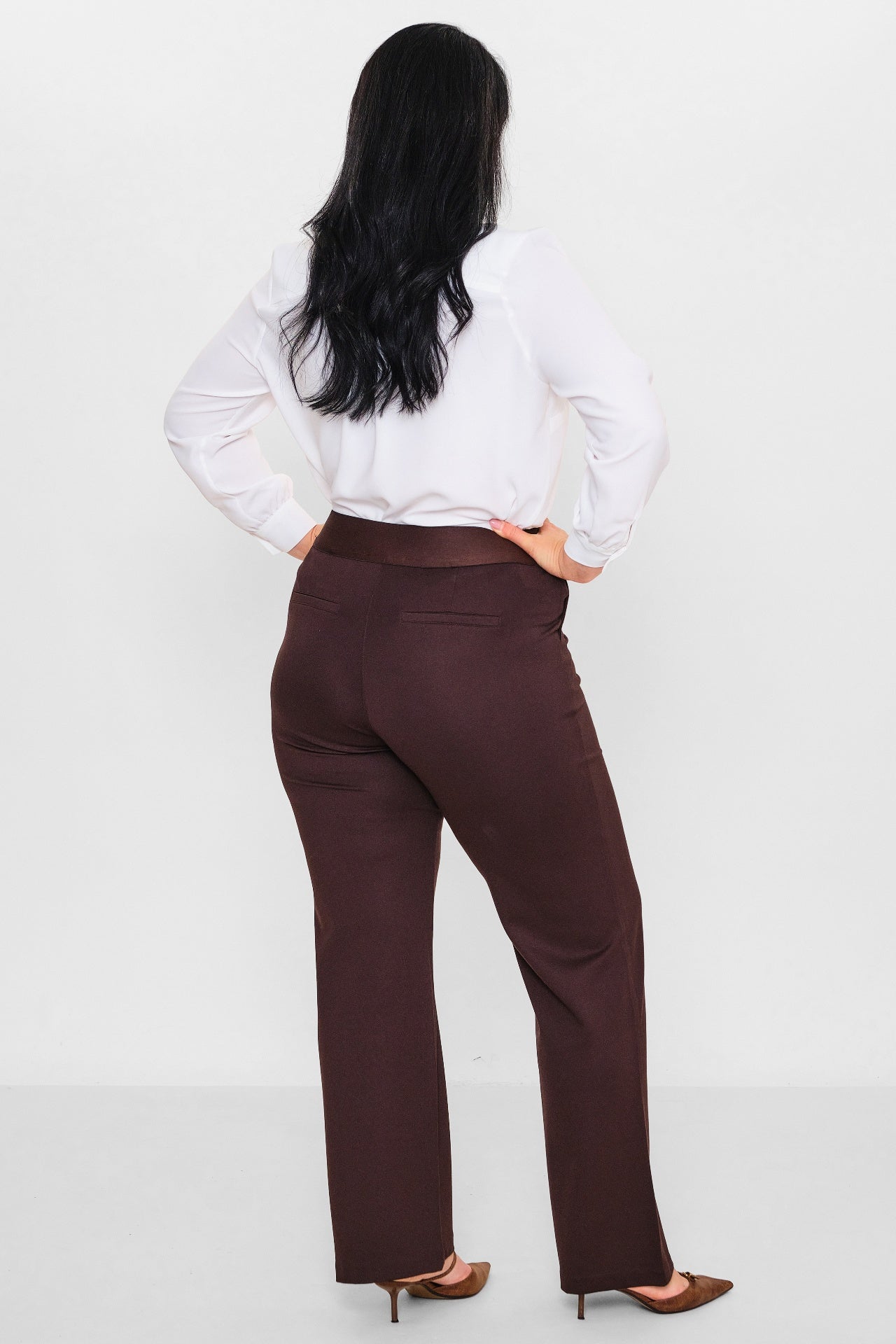 Elitline - Plus Size Trousers (ELT26Y1-24-4073) - 8690200099724