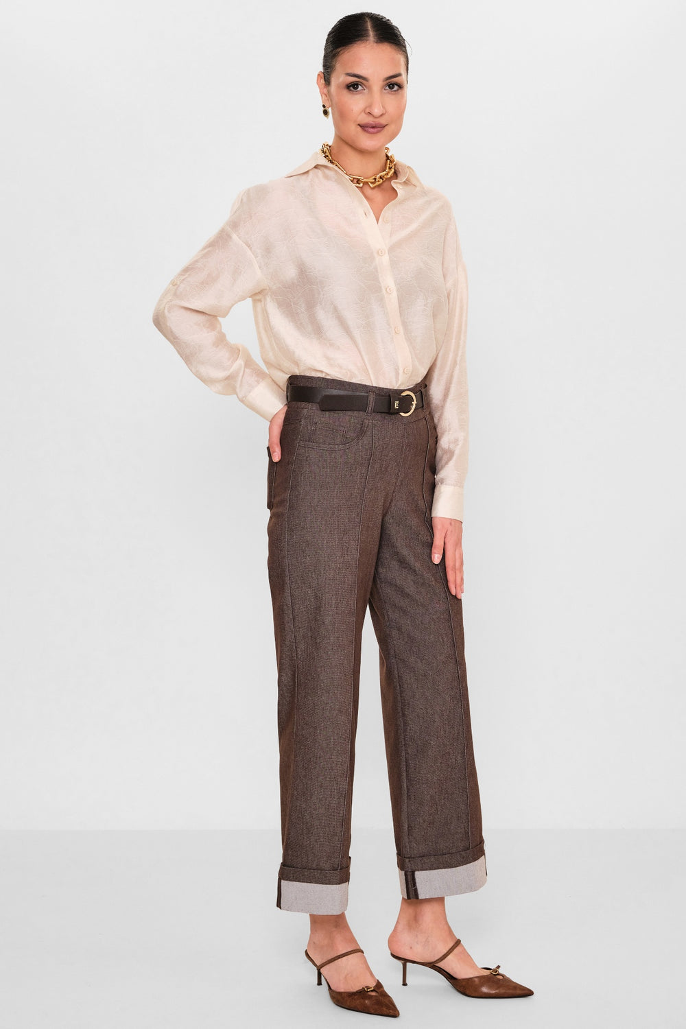 Eli̇tli̇ne - Plus Size Trousers (ELT26Y1-34-1023) - 8690200100185