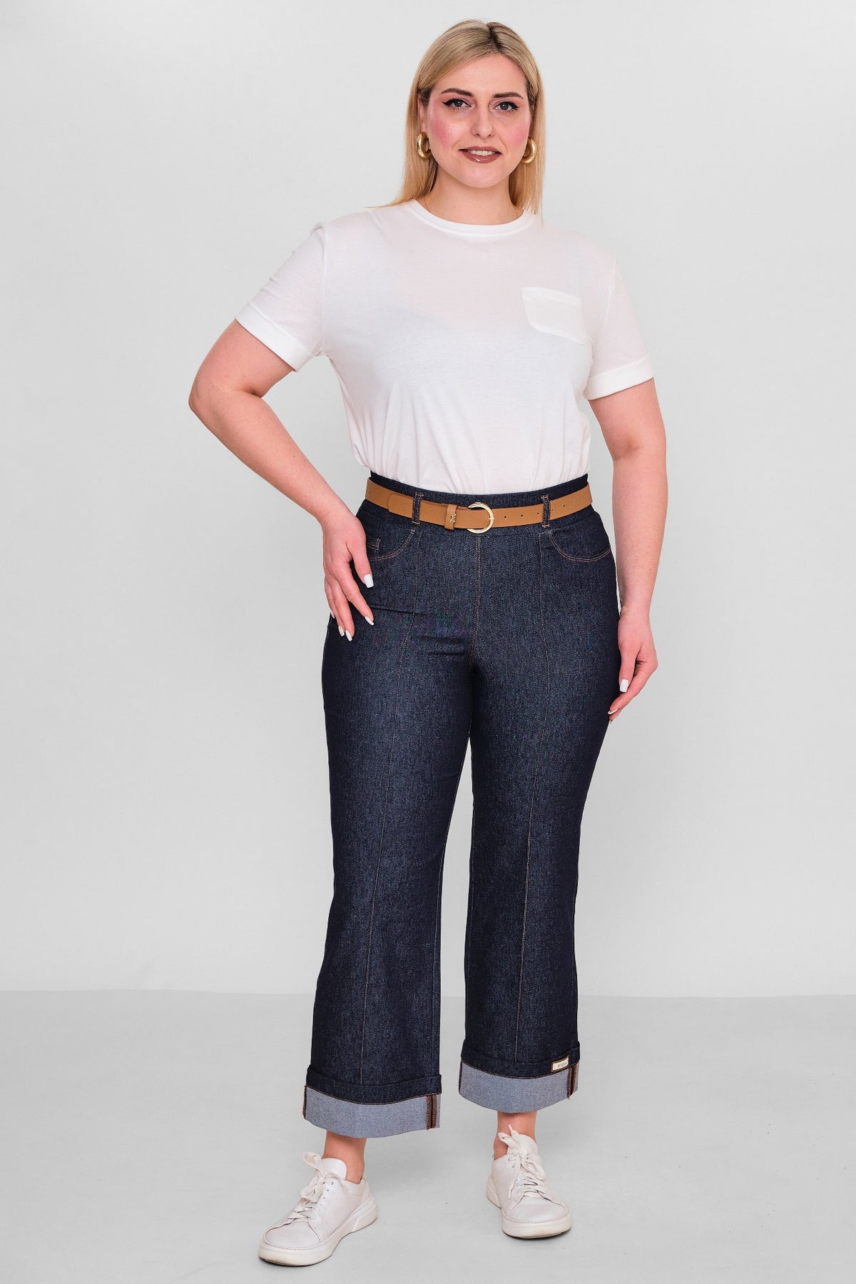 Elitline - Plus Size Trousers (ELT26Y1-34-4061) - 8690200100192
