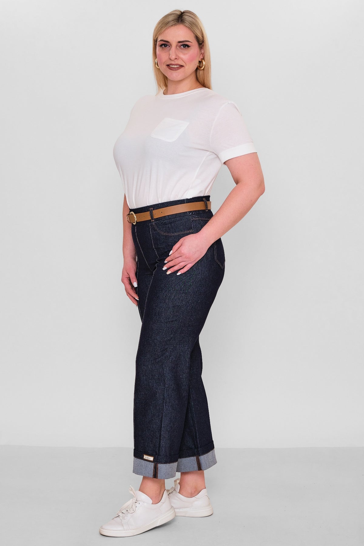 Elitline - Plus Size Trousers (ELT26Y1-34-4061) - 8690200100192