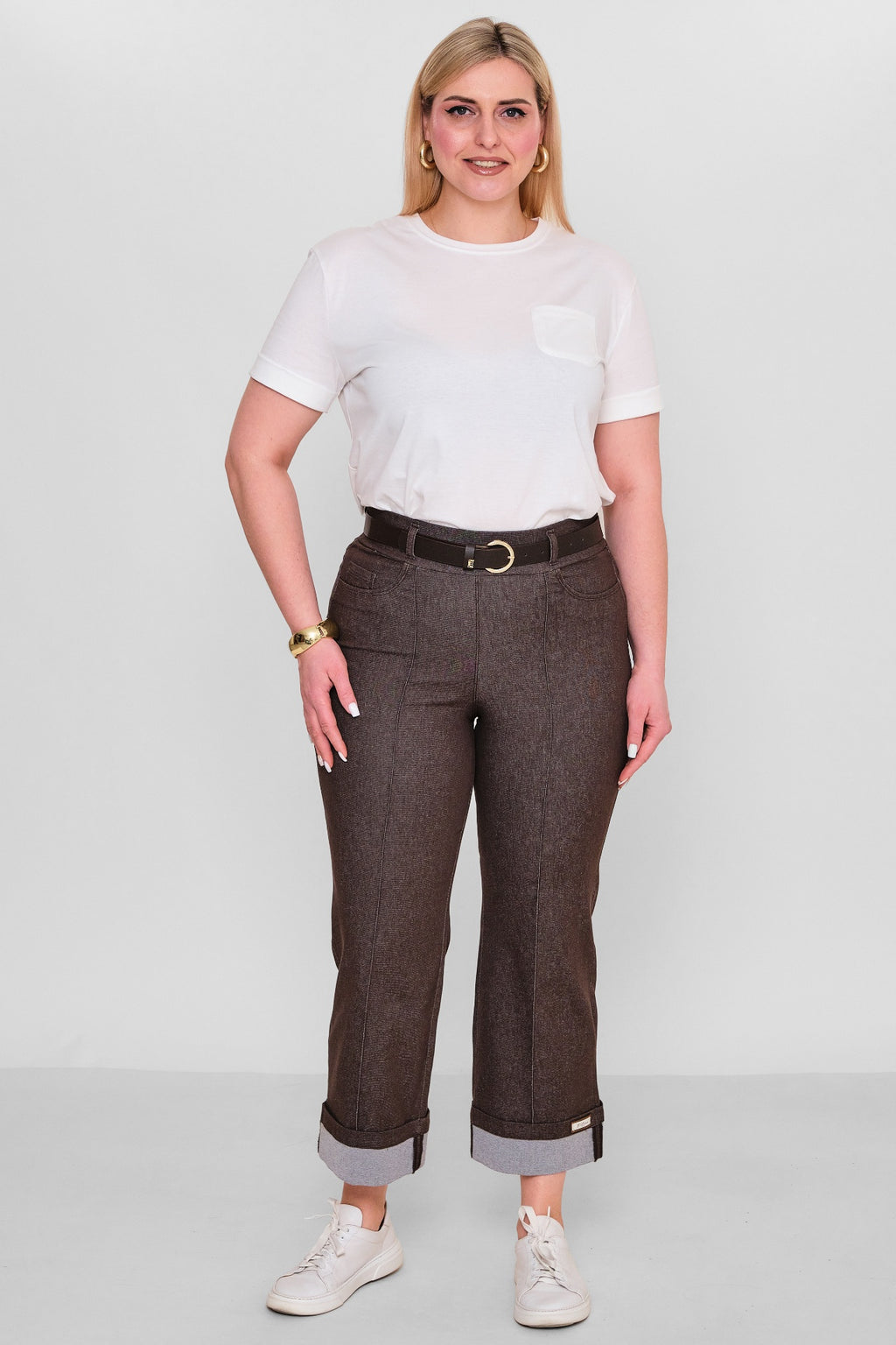 Elitline - Plus Size Trousers (ELT26Y1-34-4061) - 8690200100208